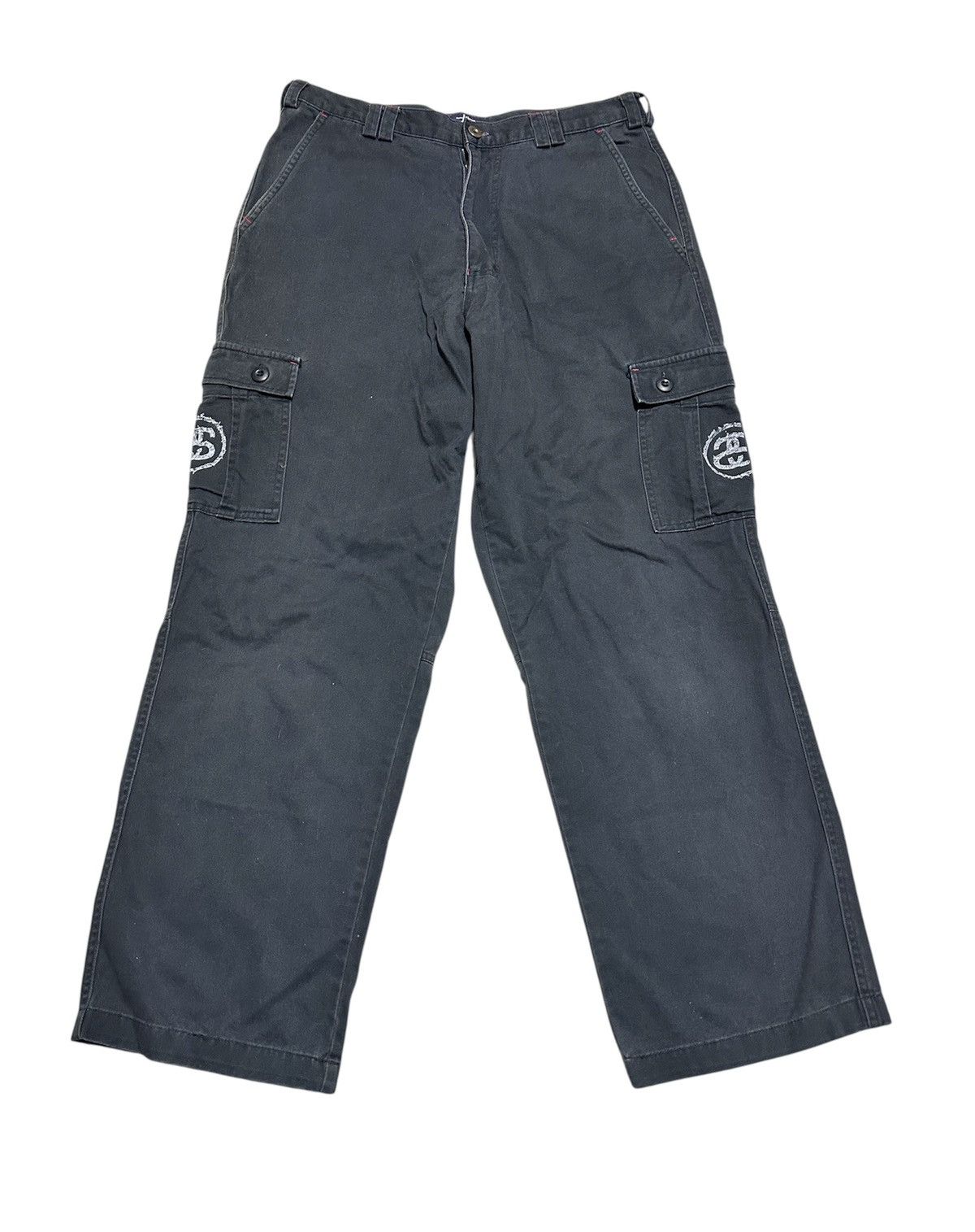Stussy Vtg 90s Stussy cargo pants Size US 34 / EU 50 - 1 Thumbnail