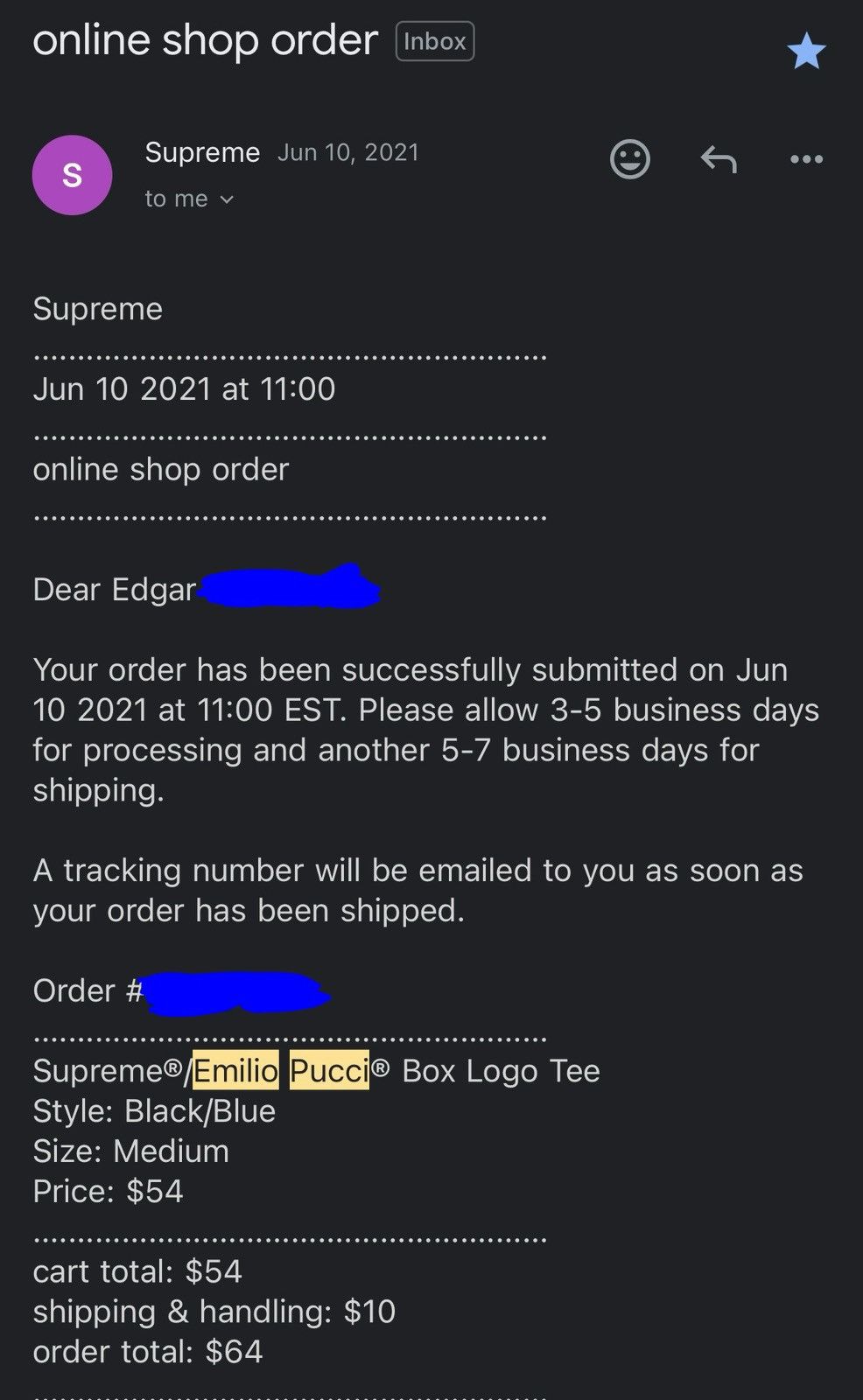 Supreme Supreme Emilio Pucci Box Logo Tee Size US M / EU 48-50 / 2 - 7 Thumbnail