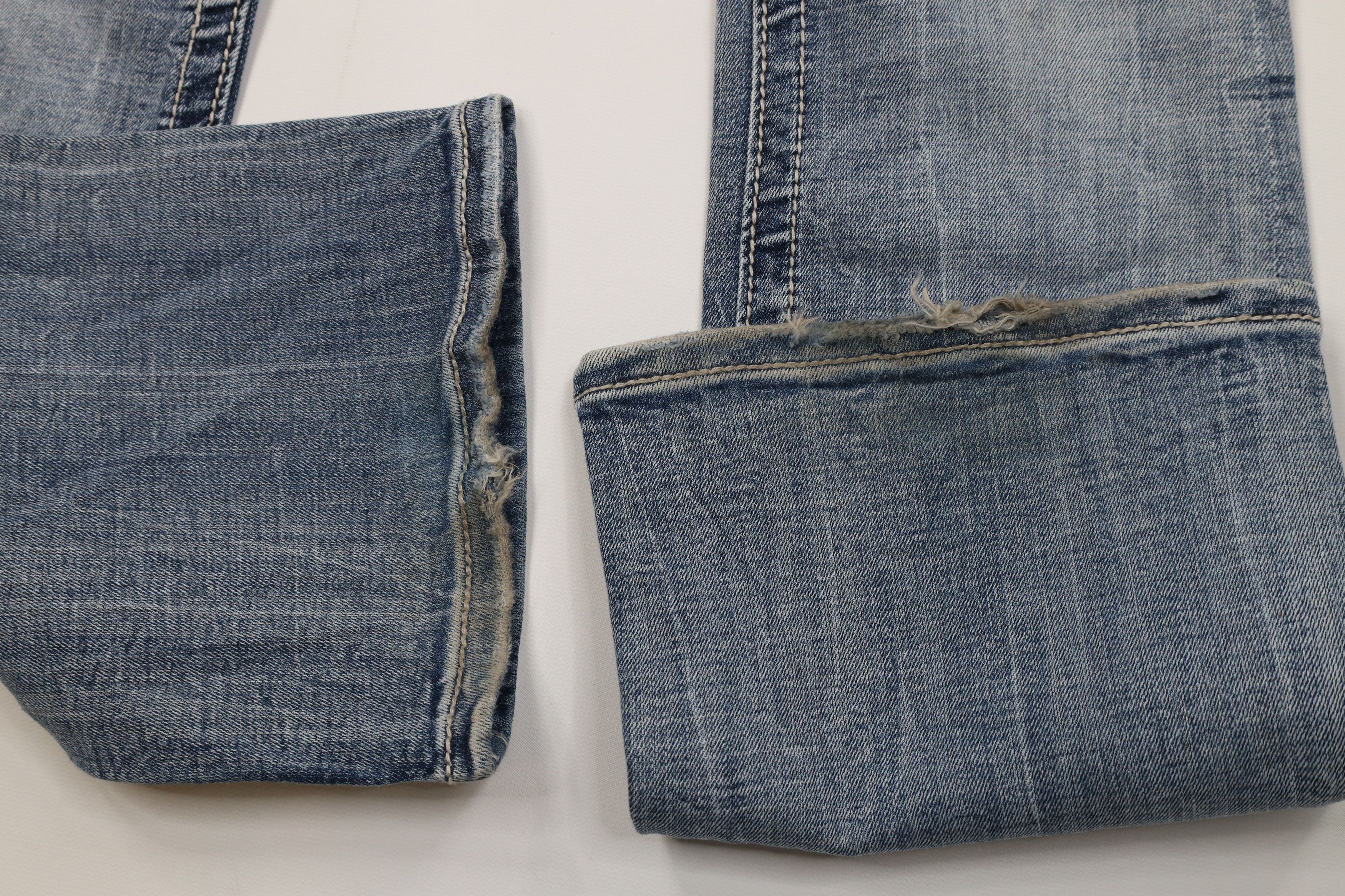 Miss Me Miss Me Thick Stitch Jeweled Stretch Flared Denim Jeans Blue Size 27" / US 4 / IT 40 - 6 Thumbnail