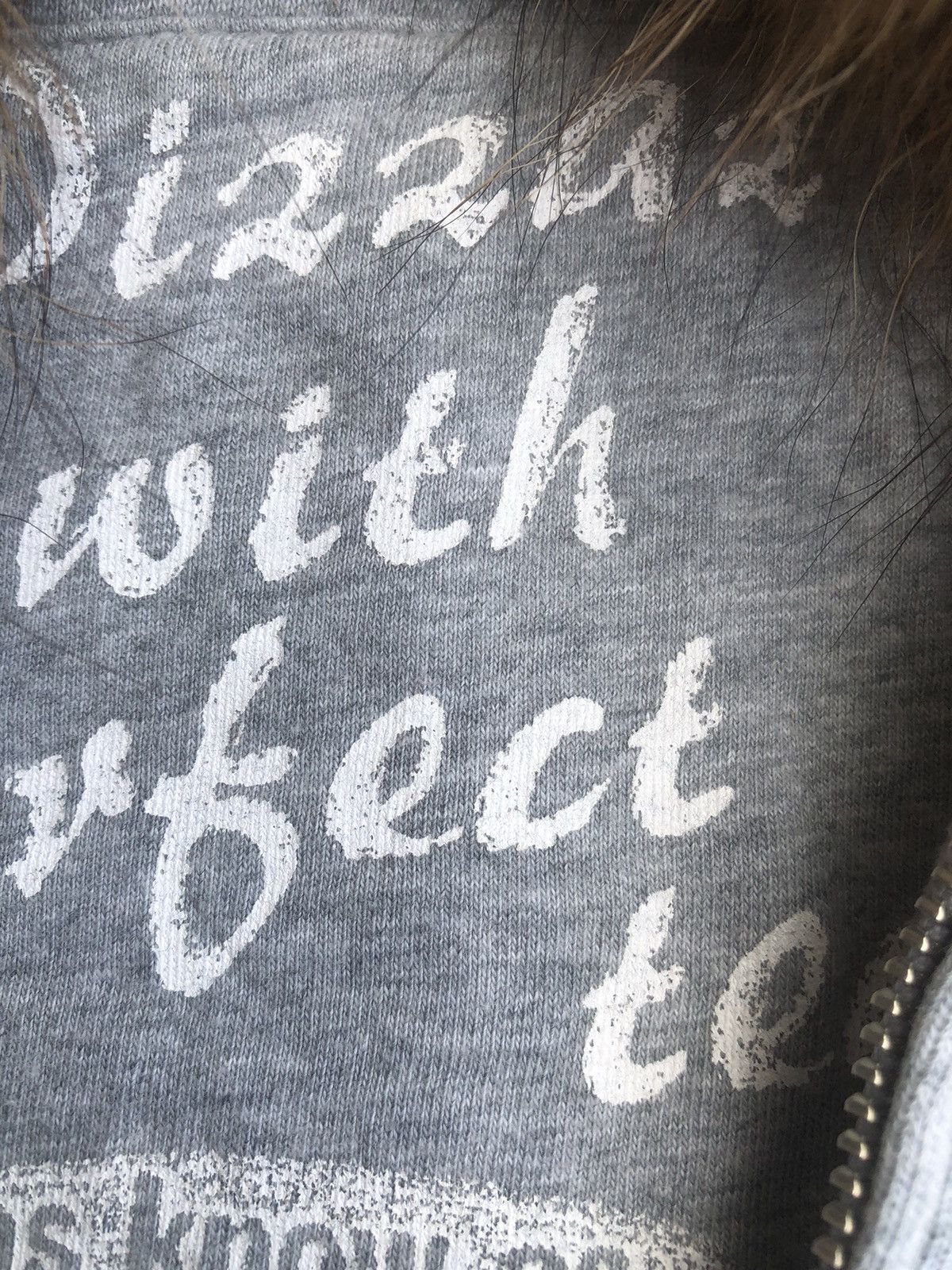 If Six Was Nine Zipp Fur Hoodie Poem Patchwork Rock Punk Style Size US M / EU 48-50 / 2 - 12 Thumbnail