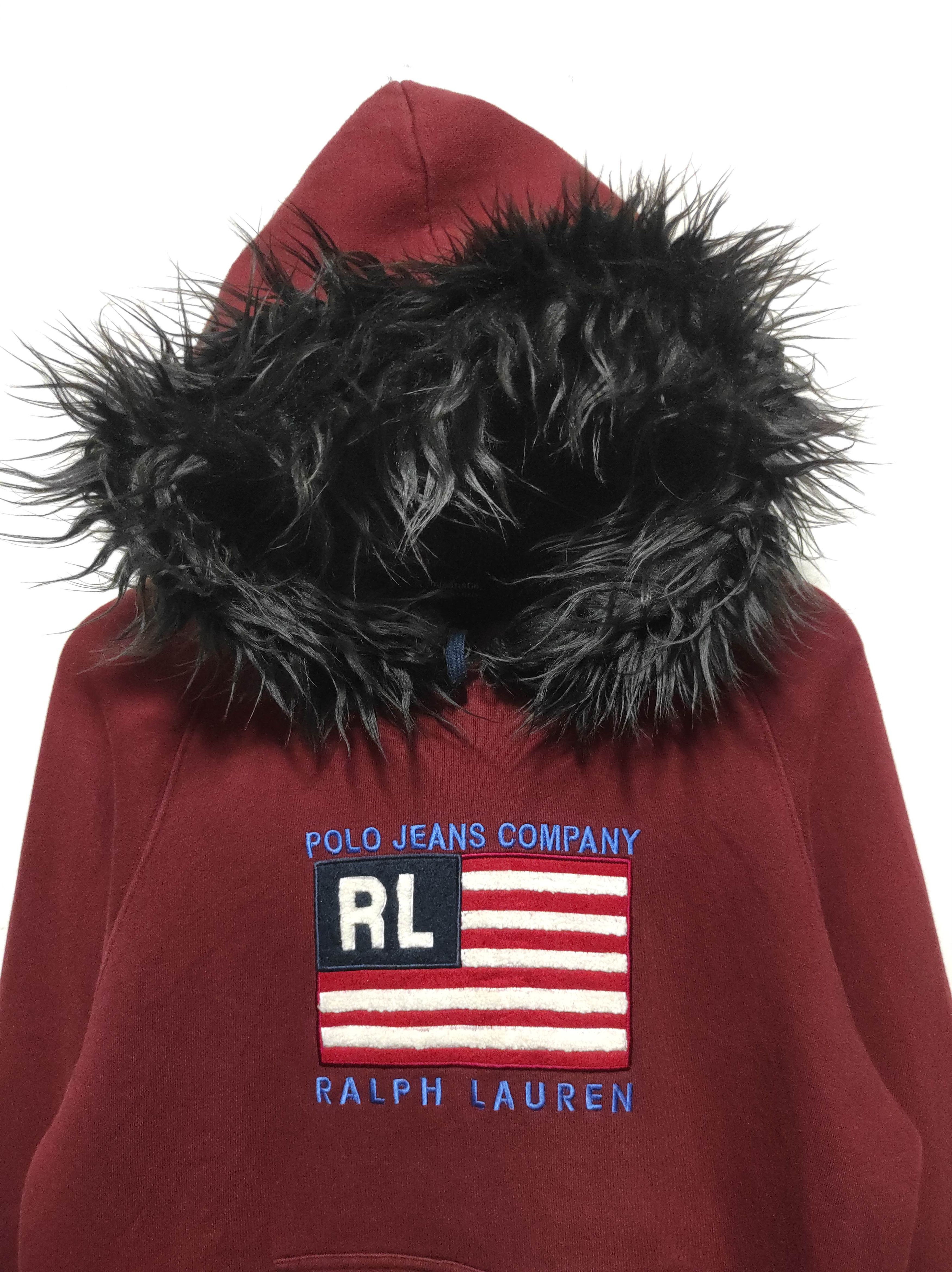 If Six Was Nine Polo Jeans Company USA flag Fur Hoodie LGB style Size US M / EU 48-50 / 2 - 3 Thumbnail