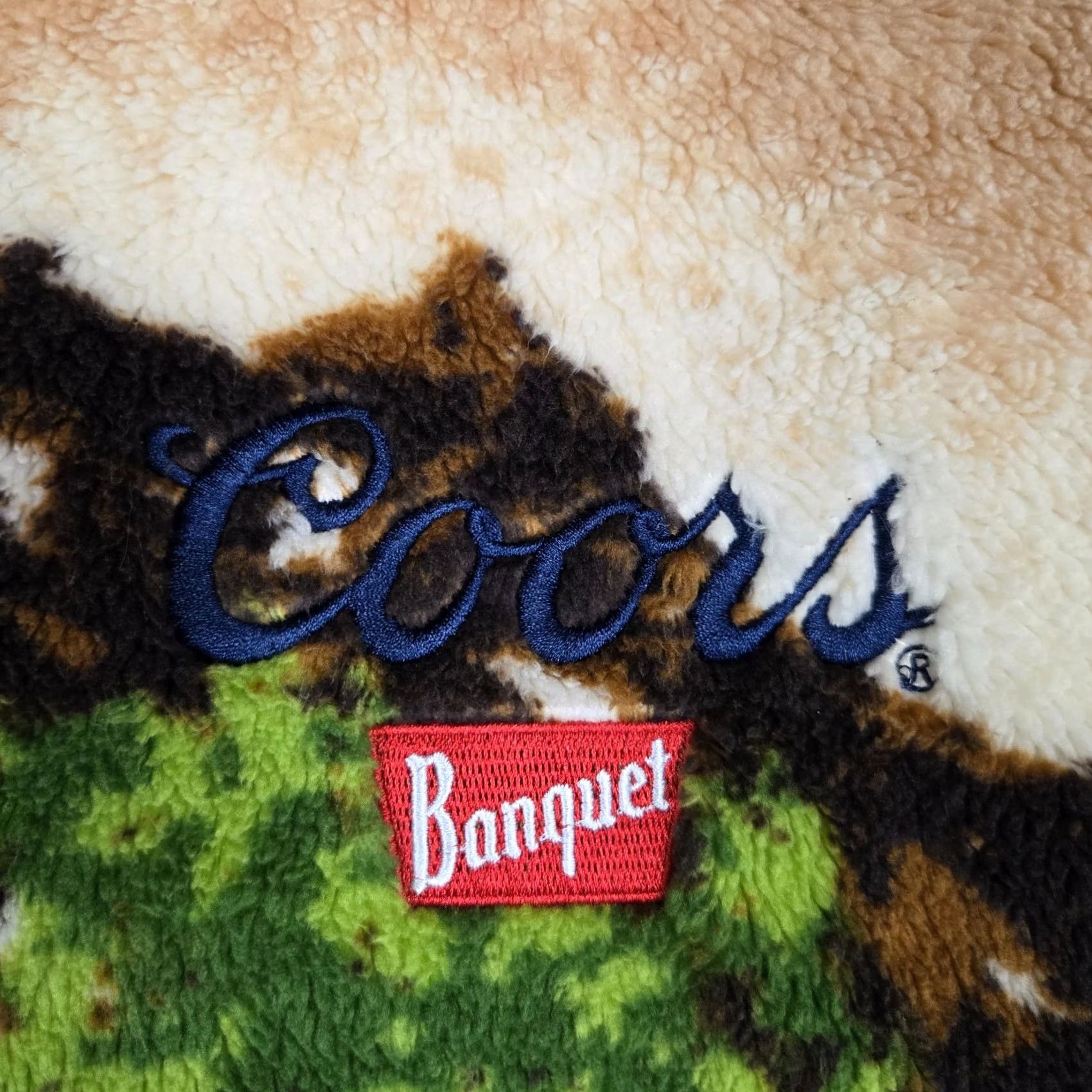 Vintage Coors Banquet Beer Men’s 1/4 Zip Soft Sherpa High Loft Fleece Pullover Jacket Size US L / EU 52-54 / 3 - 5 Thumbnail