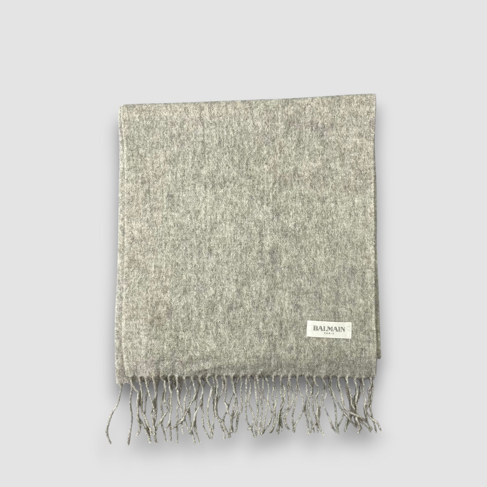 Balmain Vintage Balmain Scarf Muffler Winter Wool Cashmere Scarves Size ONE SIZE - 2 Thumbnail