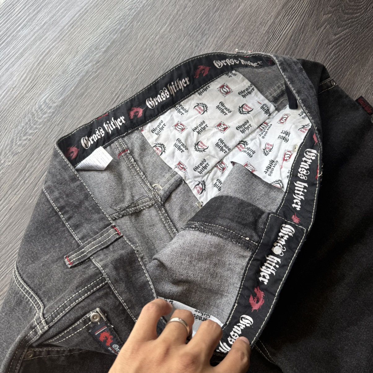 14th Addiction Y2K Style Ckrass Hither Denim Size US 40 / EU 56 - 5 Thumbnail