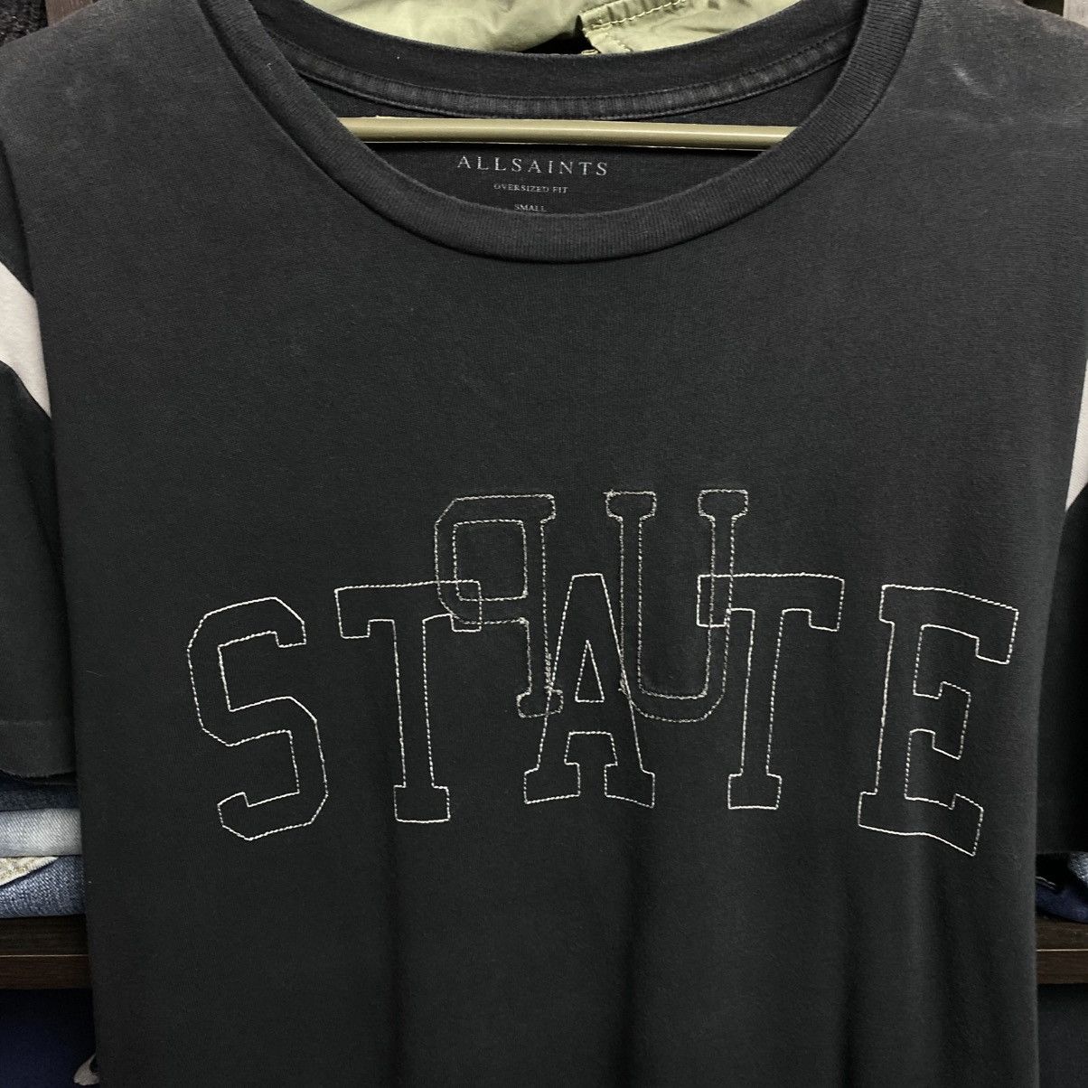 Allsaints Designer Allsaints Big Logo Black y2k streetwear tee size S Size US S / EU 44-46 / 1 - 2 Thumbnail