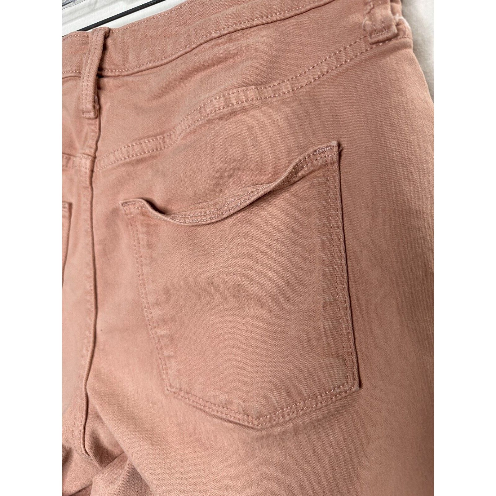 Other Universal Thread Peach High Rise Cut Off Raw Hem Shorts Size 29" - 5 Thumbnail