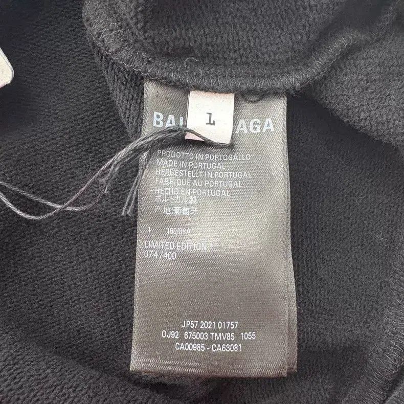 Balenciaga Balenciaga Female Celebrity Poster Washed Black Hoodie Size US S / EU 44-46 / 1 - 4 Thumbnail