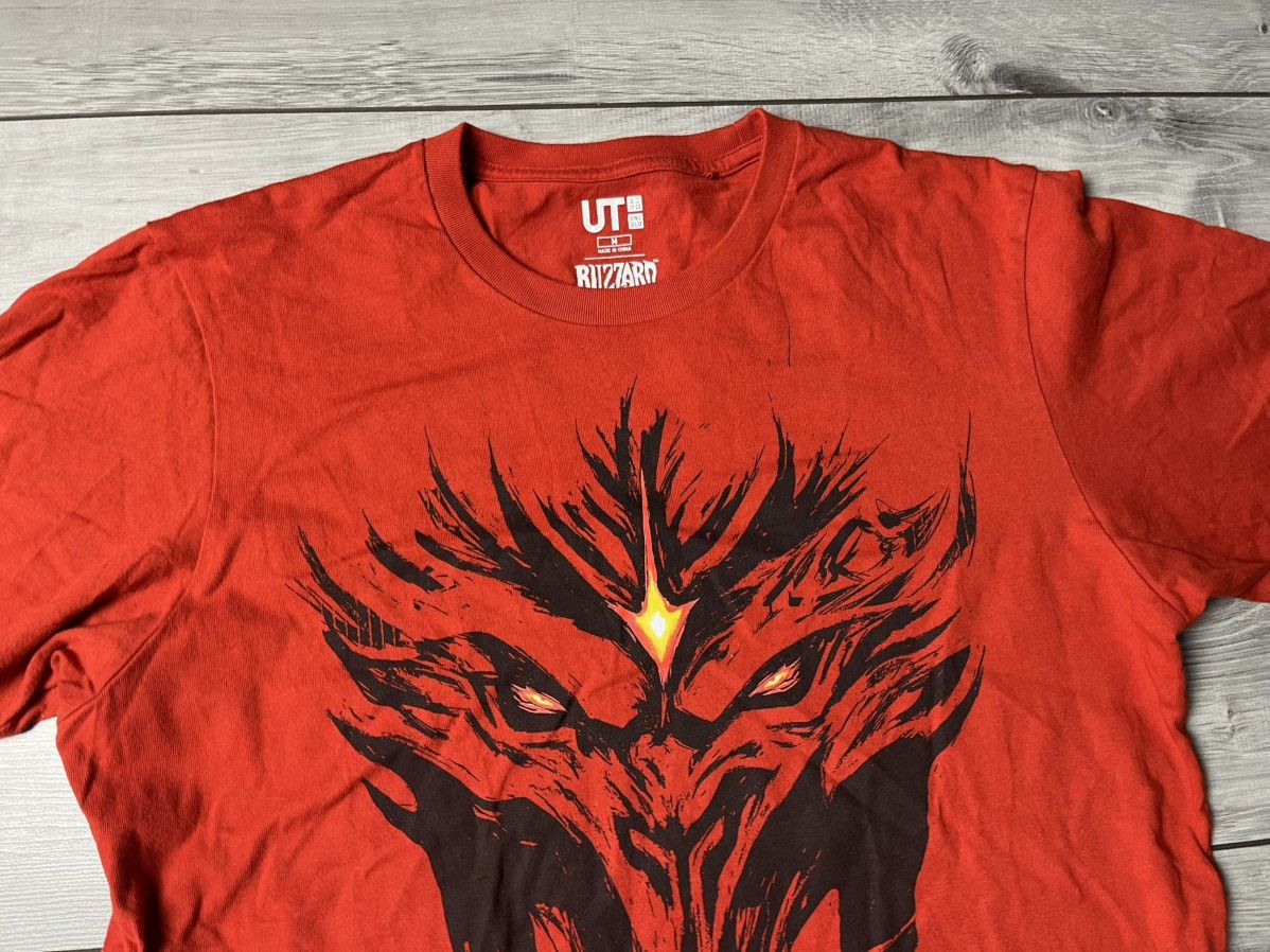 The Game × Uniqlo Uniqlo Blizzard Diablo Tshirt size Medium Size US M / EU 48-50 / 2 - 3 Thumbnail
