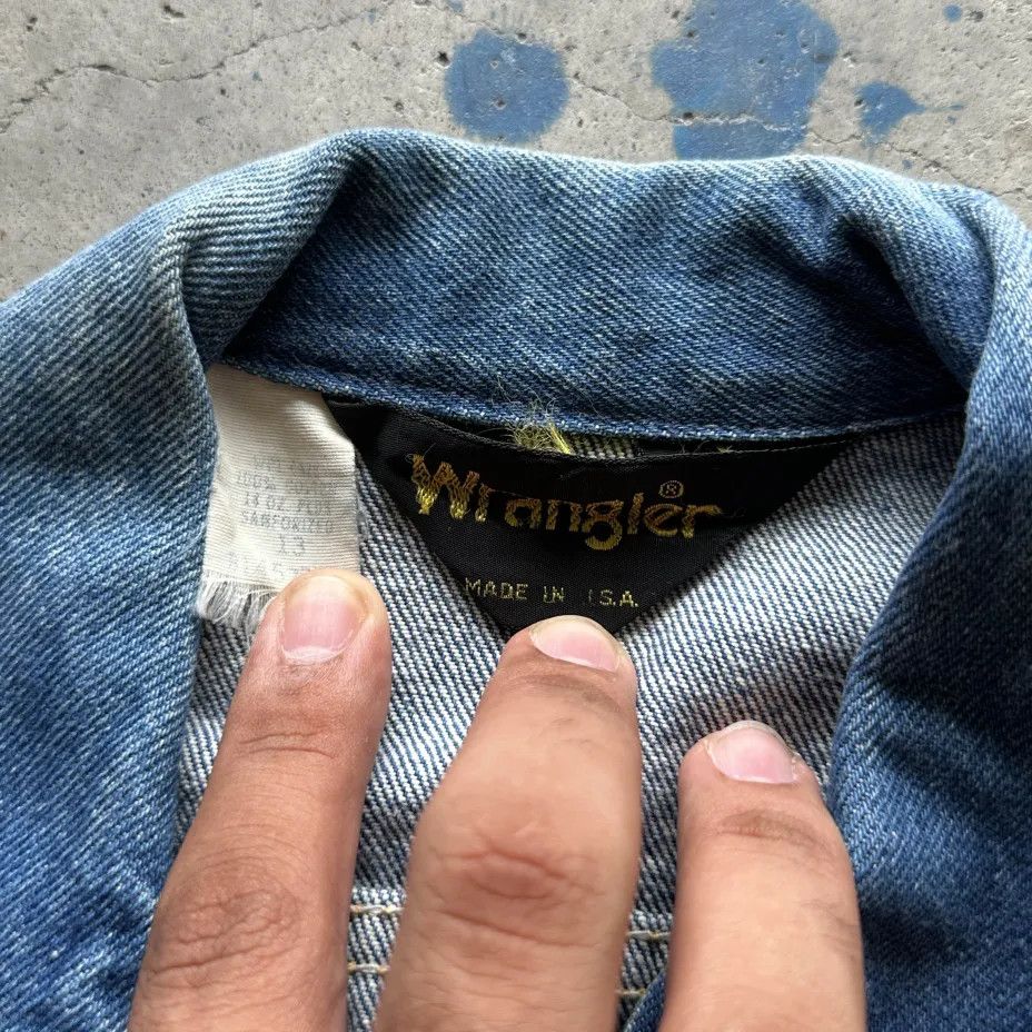 Wrangler Vintage 60s Wrangler 14 OZ Sanforized Denim Jacket Size XS Size US XS / EU 42 / 0 - 4 Thumbnail
