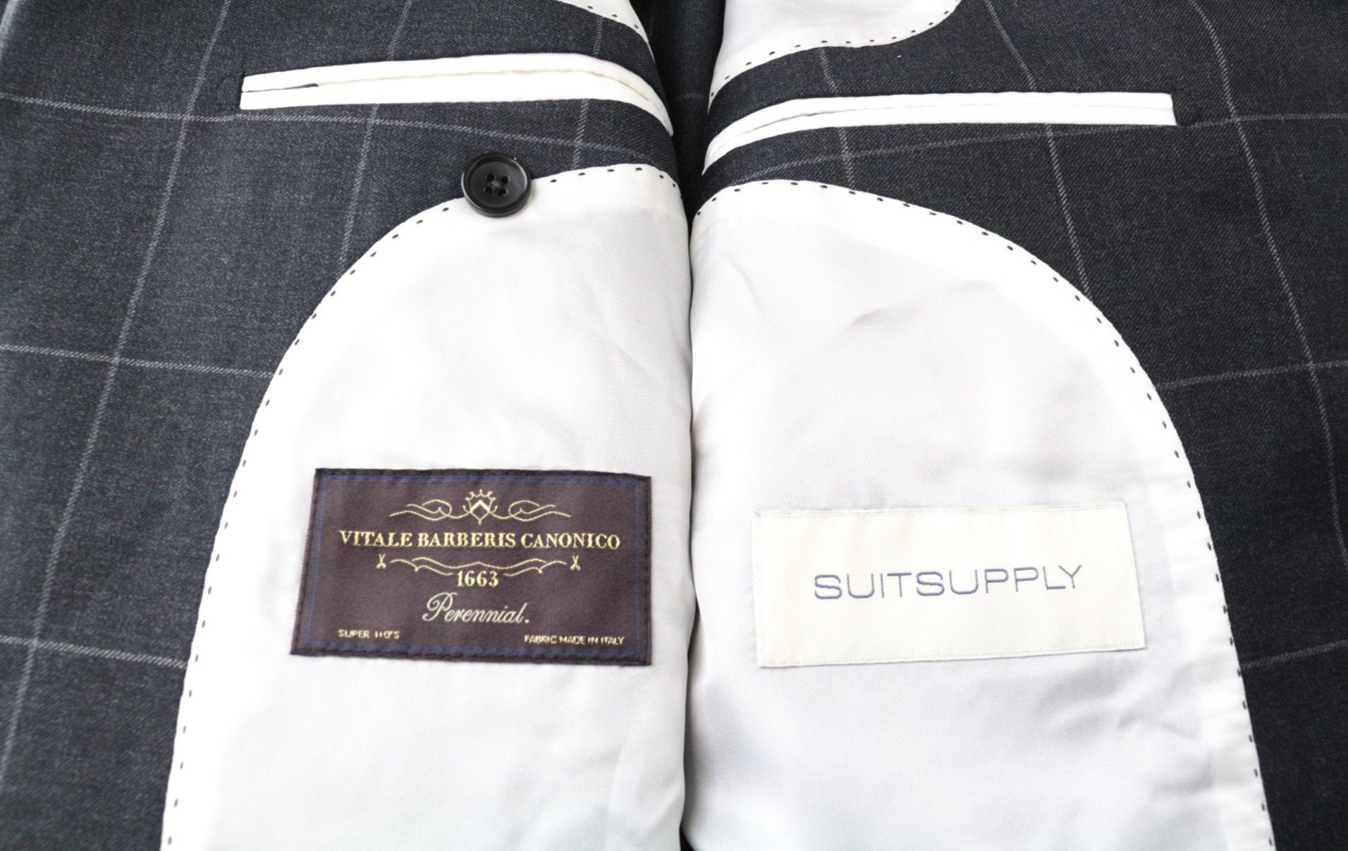 Suitsupply LA SPALLA UK38R Grey Wool 2 Piece Suit 67989 Size 38R - 8 Thumbnail