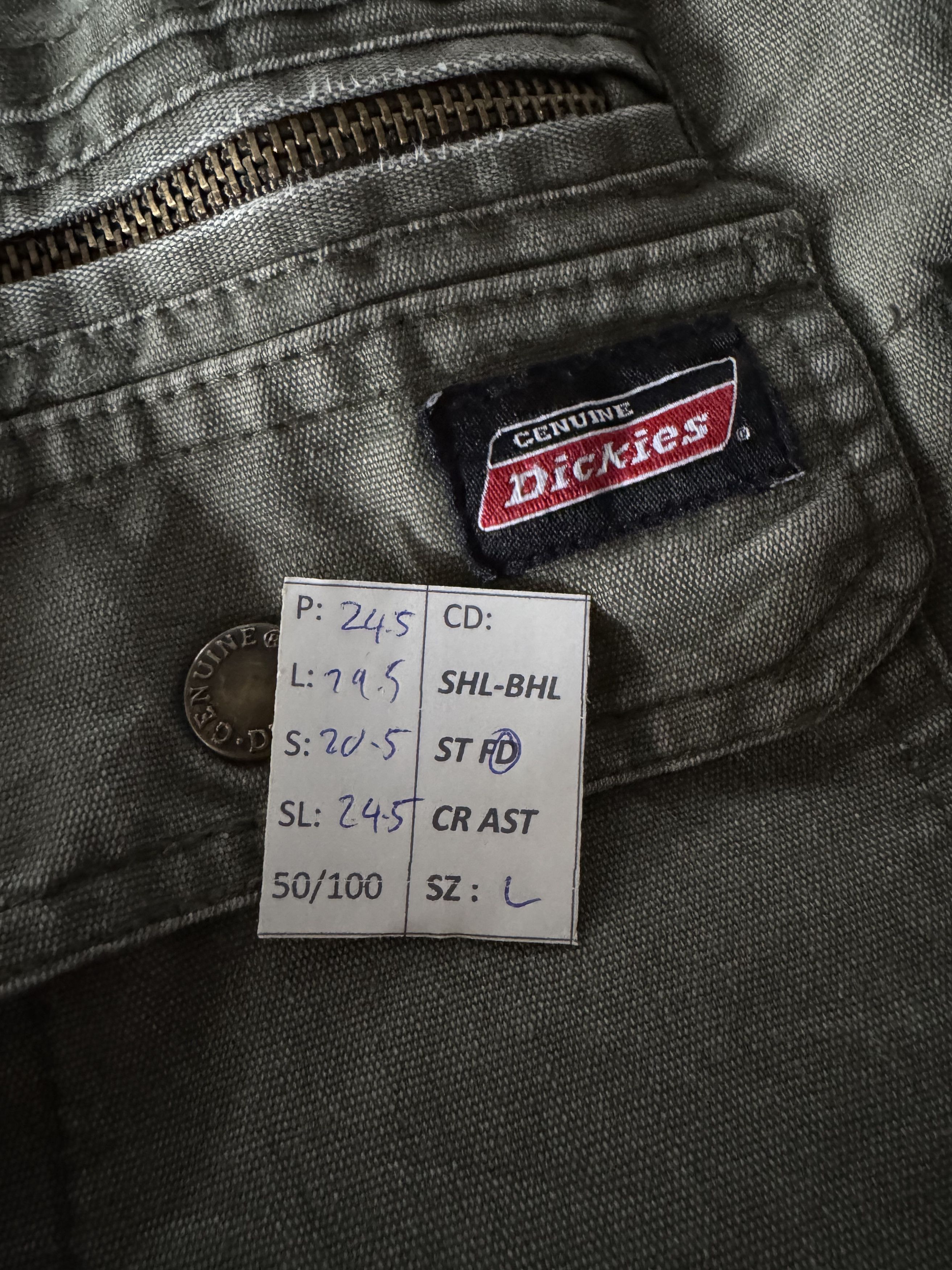 Dickies THRASHED FADED VINTAGE DICKIES HOODED DUCK QUILTED JACKET Size US L / EU 52-54 / 3 - 22 Thumbnail