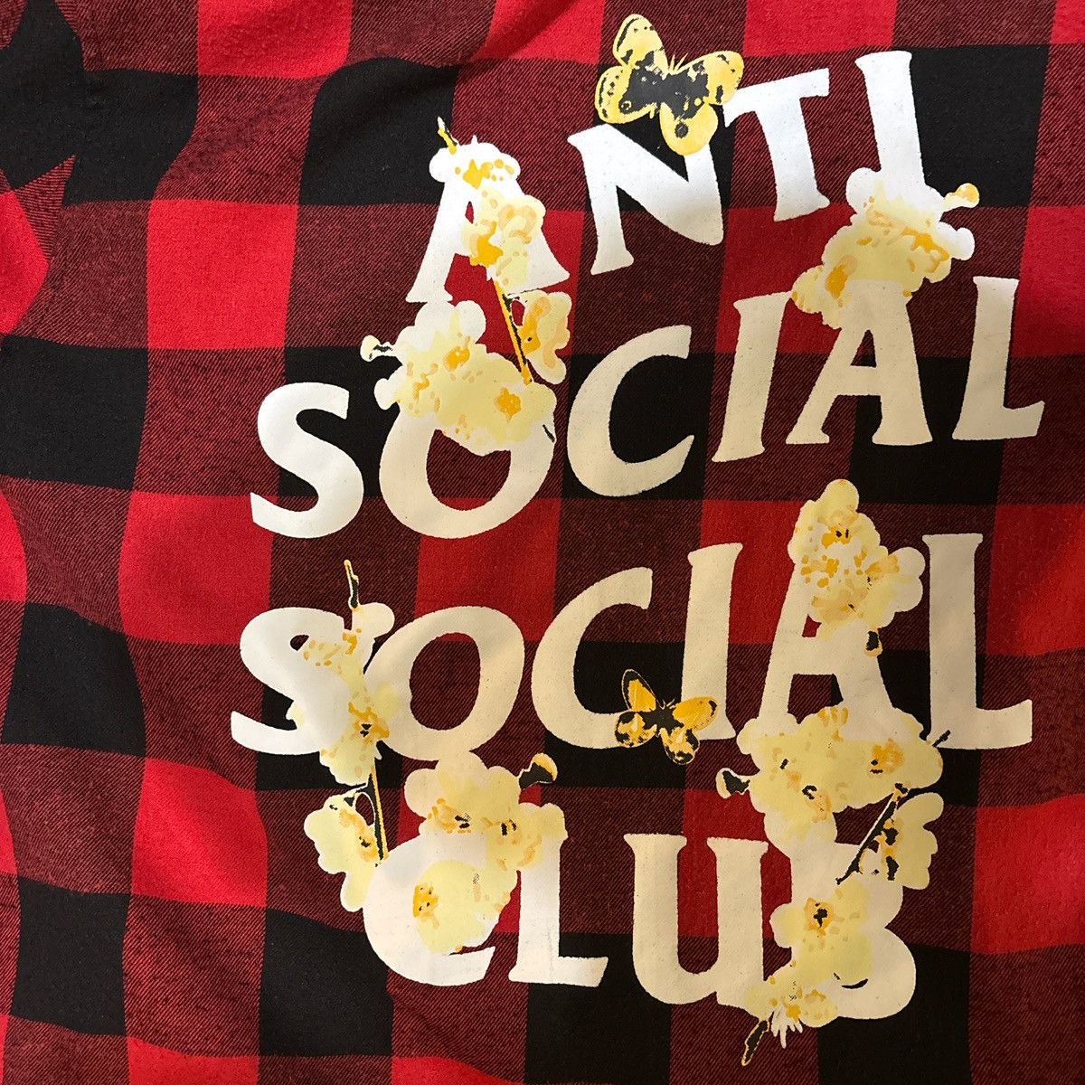 Anti Social Social Club Red Flannel Size US M / EU 48-50 / 2 - 4 Thumbnail