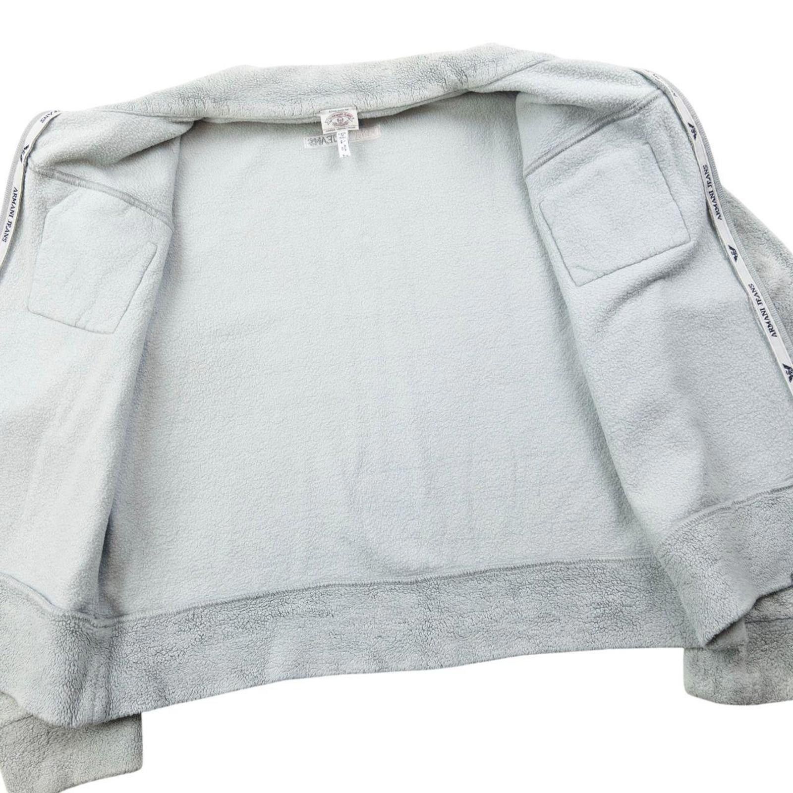 Other Vintage 90s Armani Jeans Cropped Fleece Jacket Womens Size M Size M / US 6-8 / IT 42-44 - 6 Thumbnail
