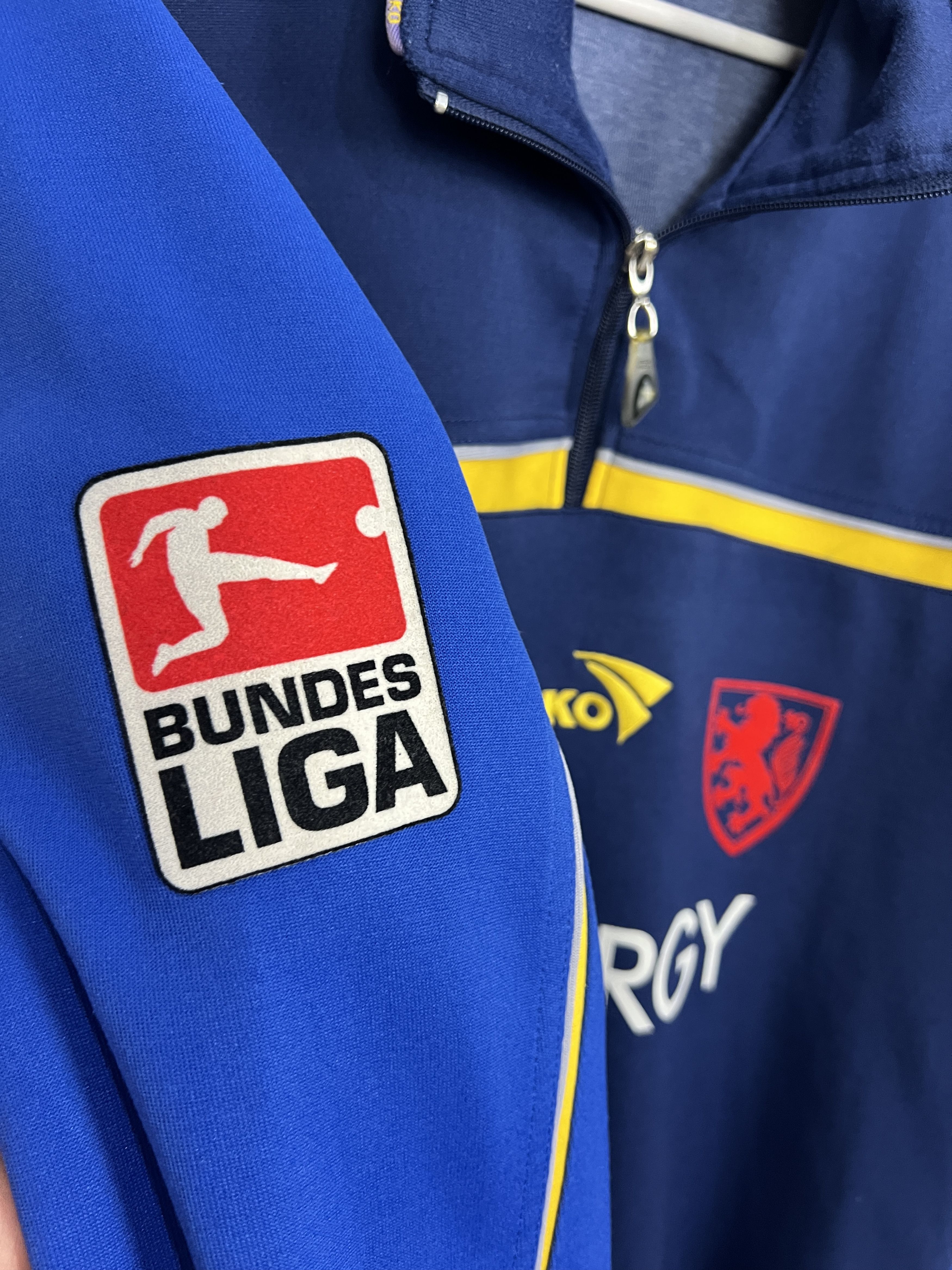 Vintage Eintracht Braunschweig Football Player Issue Jacket Track Size US XXL / EU 58 / 5 - 5 Thumbnail