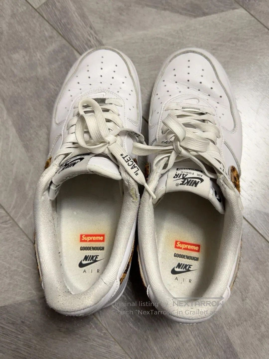 Nike Supreme x Goodenough x Nike Air Force 1. Size US 9.5 / EU 42-43 - 3 Thumbnail