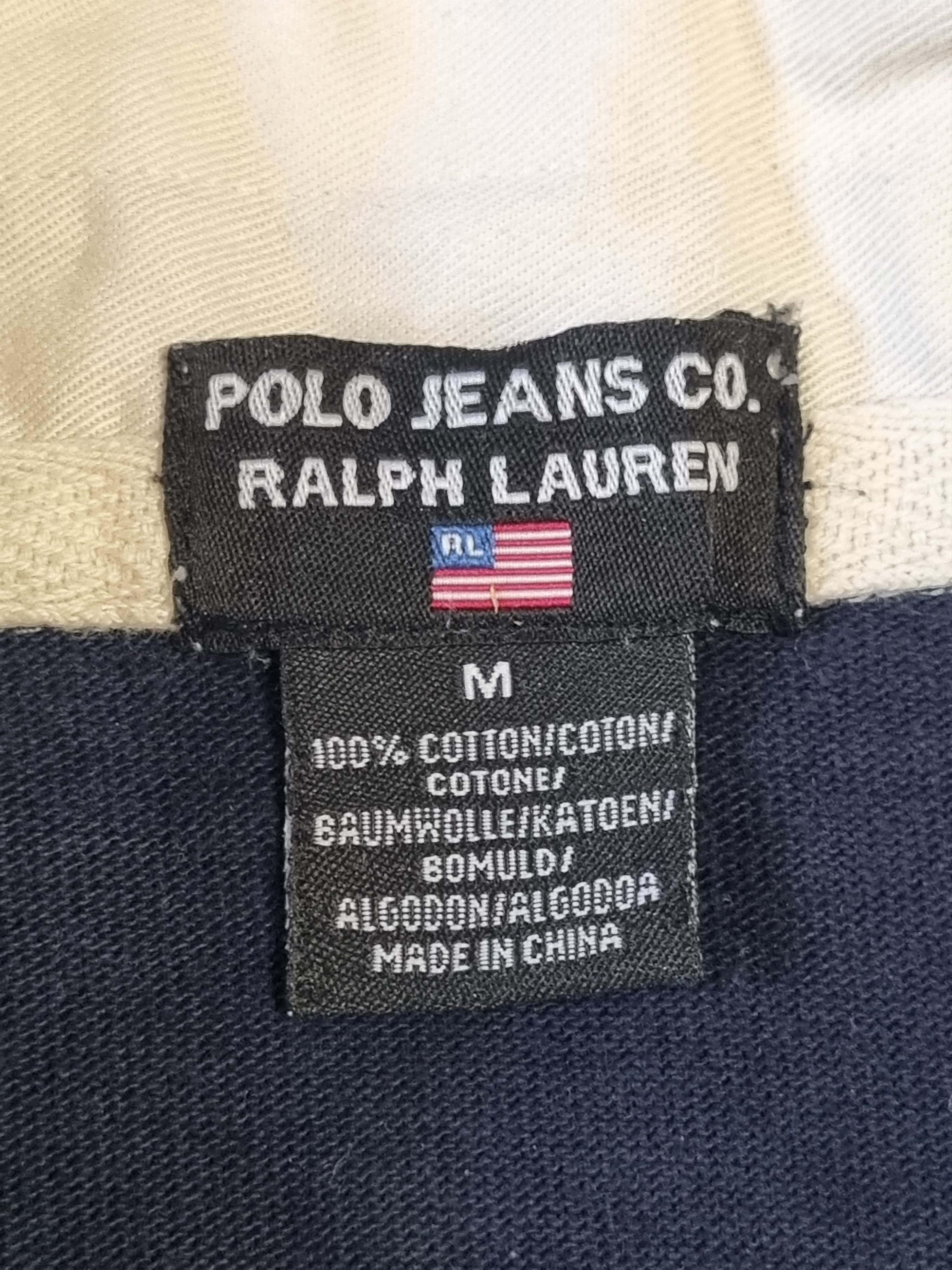 Polo Ralph Lauren Vintage Polo Jeans Ralph Lauren USA Long Sleeve Polo Rugby Size US M / EU 48-50 / 2 - 8 Thumbnail