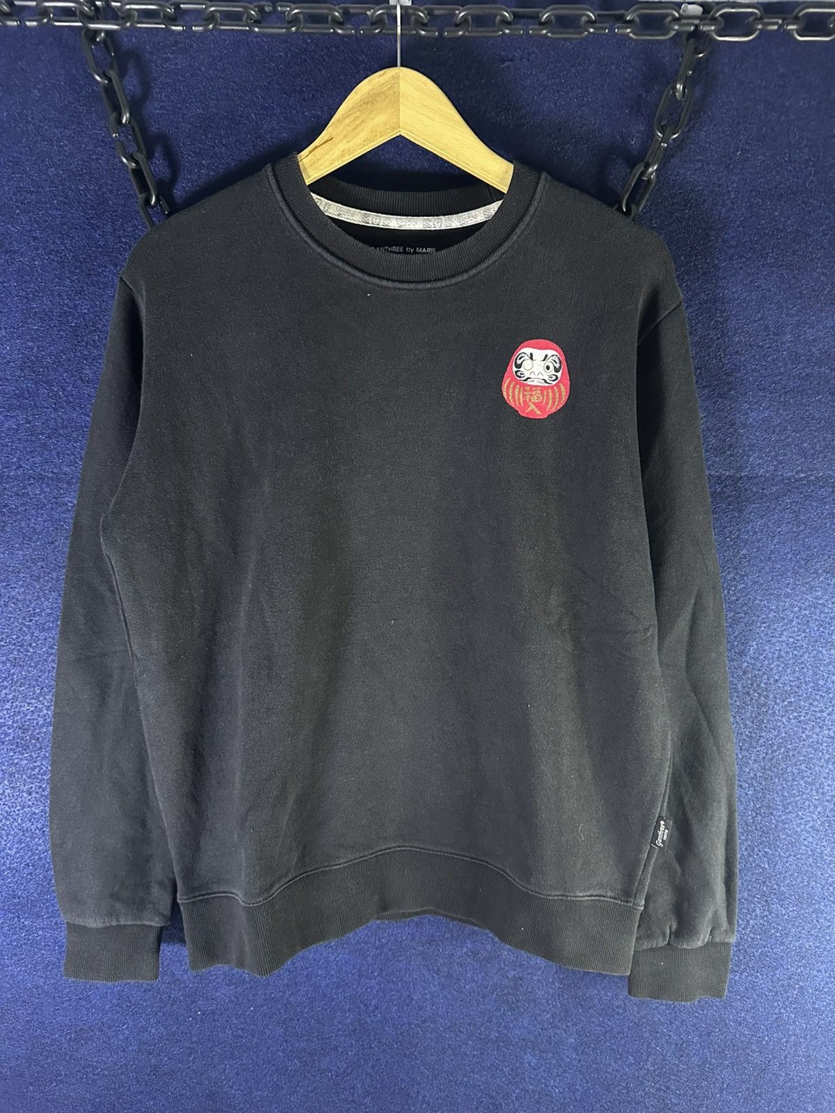 Japanese Brand Daruma Doll Ganthree by Marie Japanese Crewneck Size US M / EU 48-50 / 2 - 4 Thumbnail