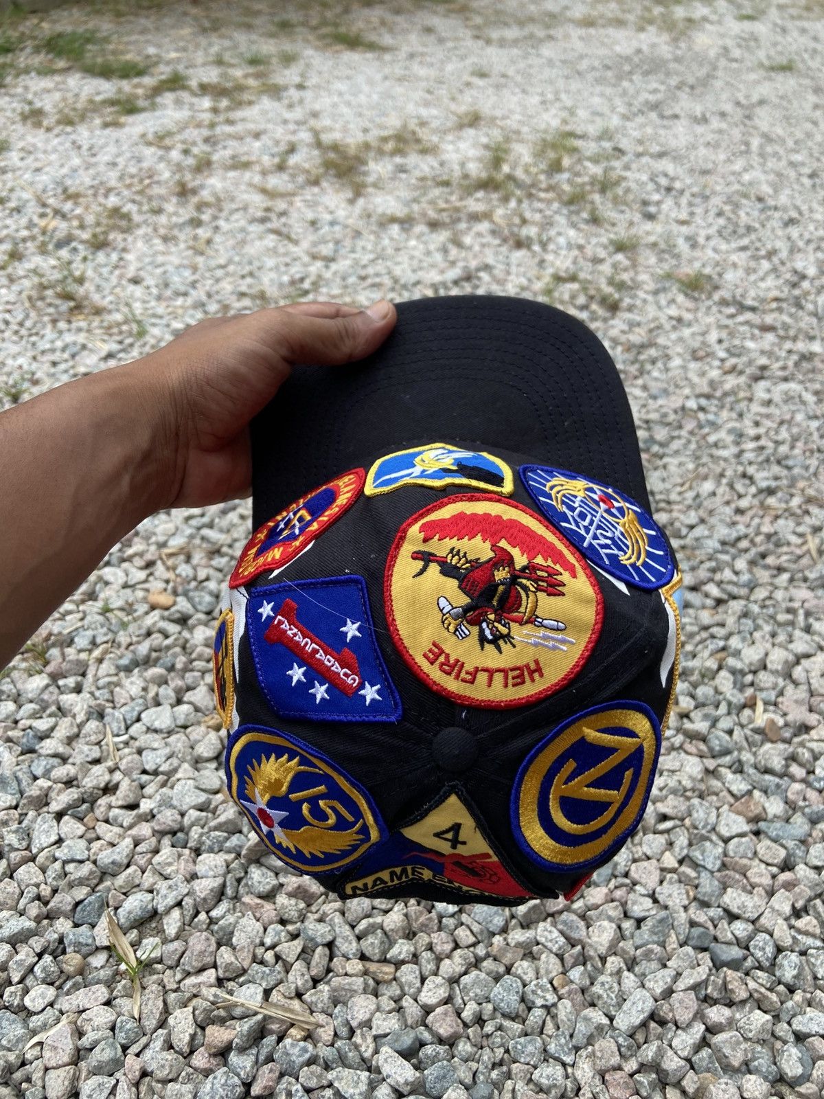 Off-White 🔥RARE🔥 baseball cap,high-end style military-inspired patches Size ONE SIZE - 4 Thumbnail