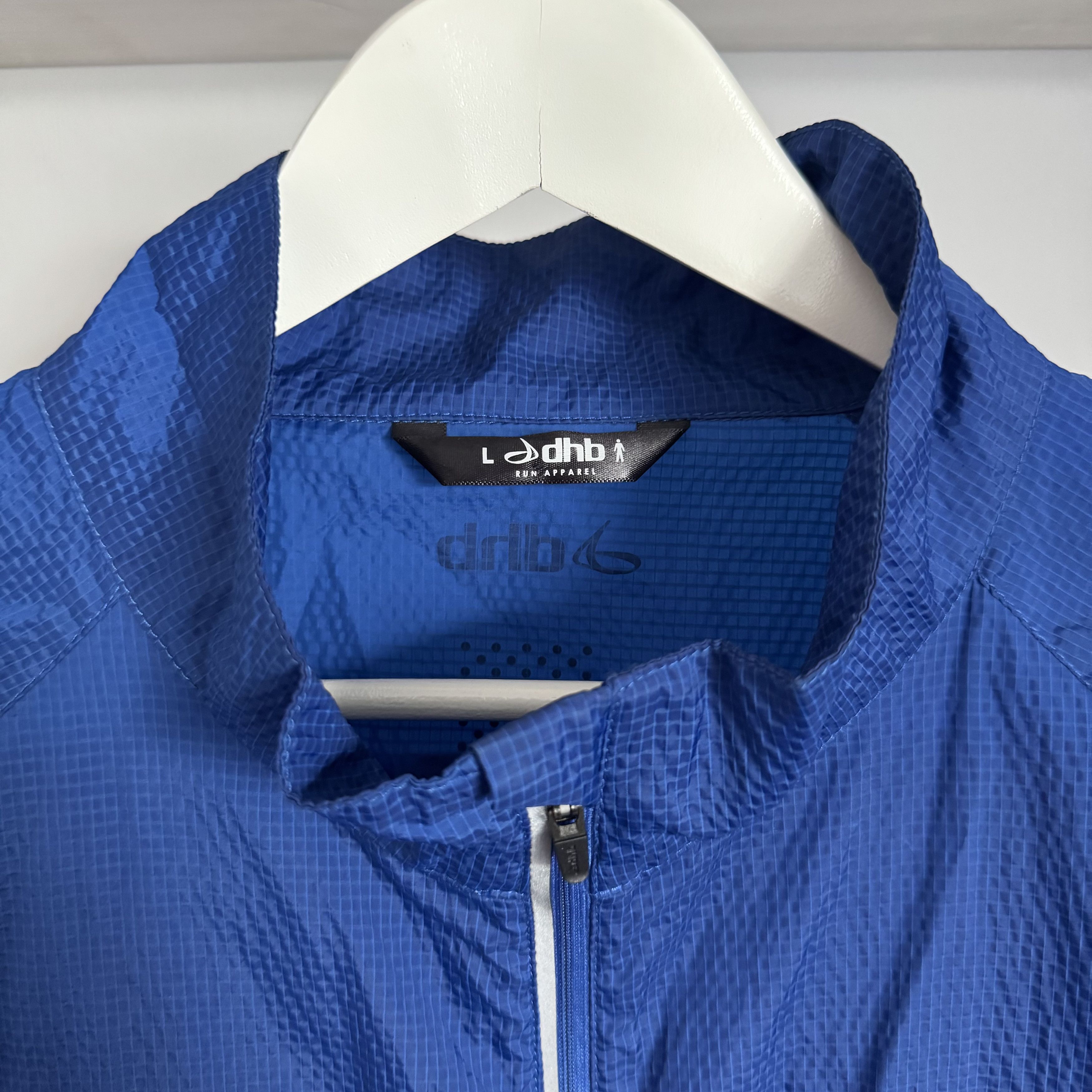 Rapha Men's DHB Run Apparel Blue Lightweight Jacket Size L Size US L / EU 52-54 / 3 - 5 Thumbnail