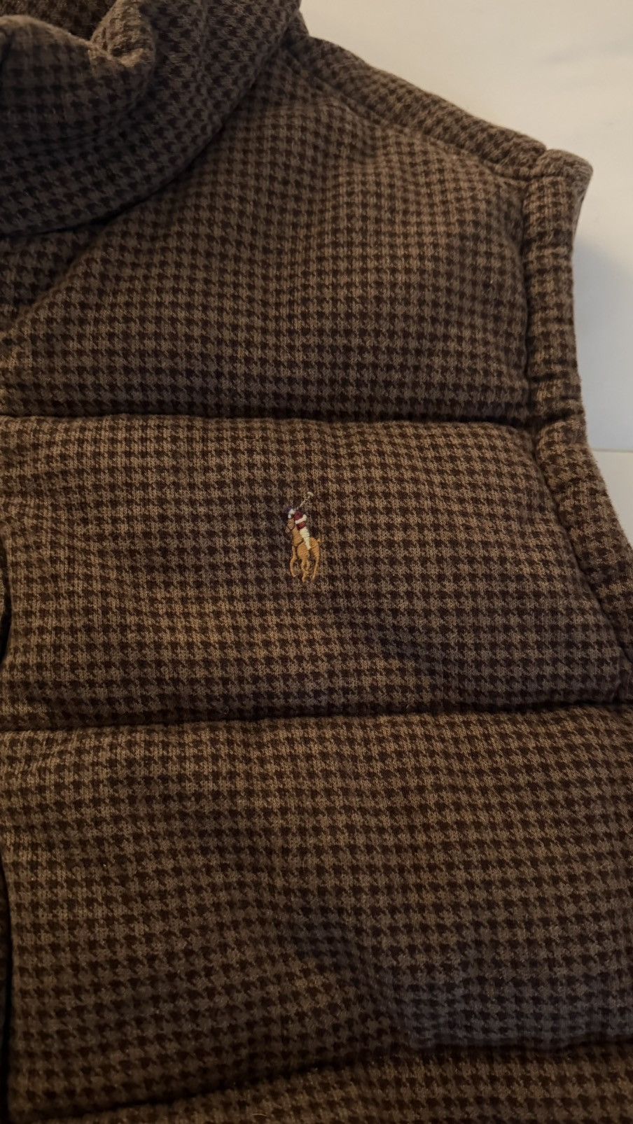 Polo Ralph Lauren Ralph Lauren Houndstooth Down Vest Size US XL / EU 56 / 4 - 5 Thumbnail