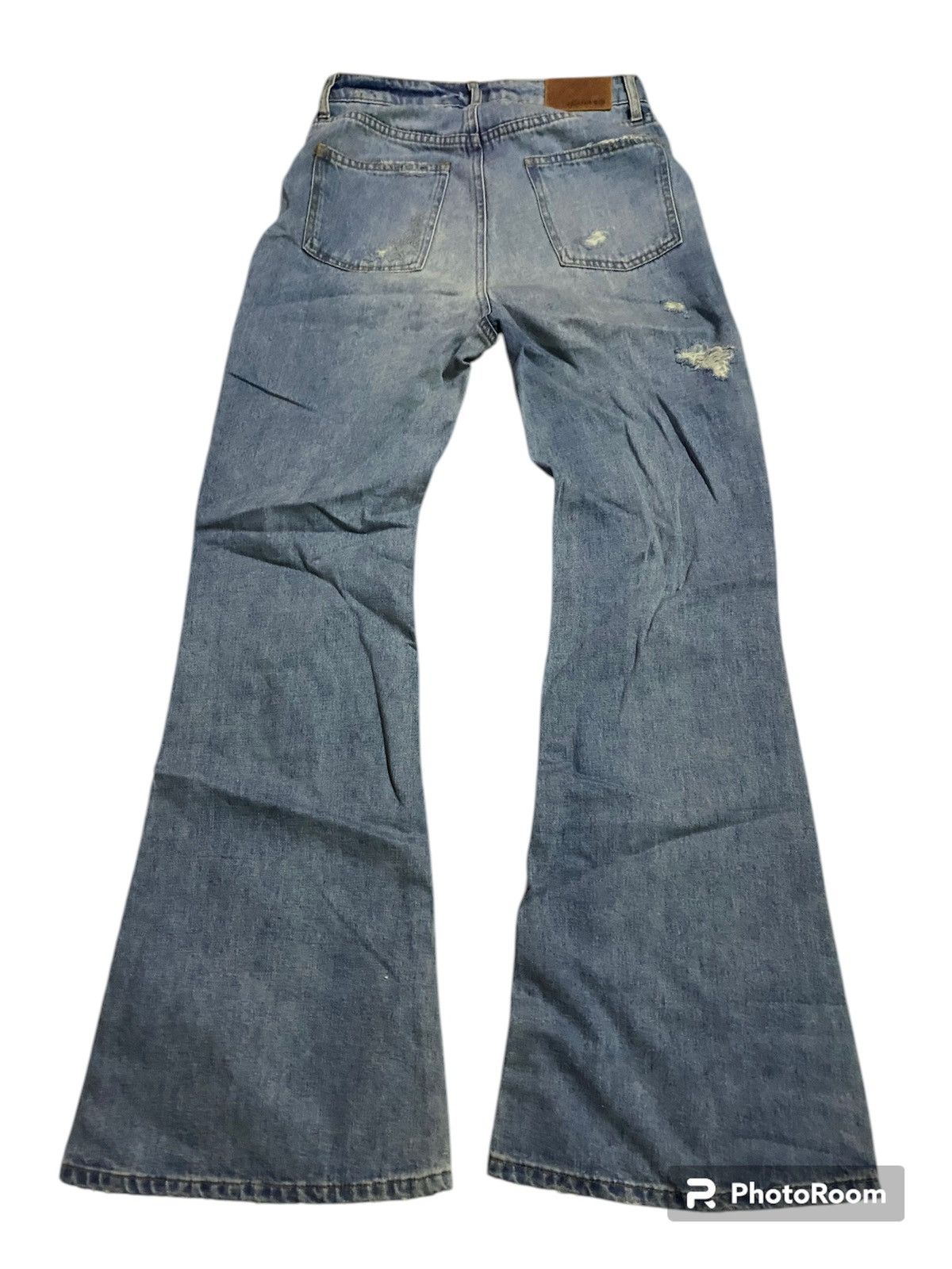 Hysteric Glamour × Jean Flared Japan brand jeanasis distressed boot Cut Size 27" / US 4 / IT 40 - 3 Thumbnail