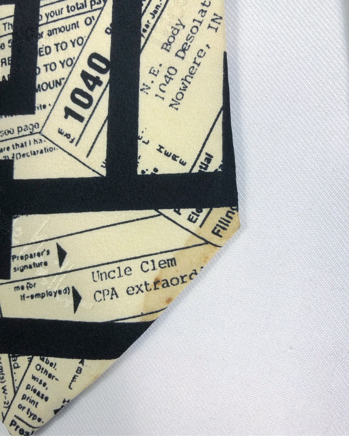 Nicole Miller Rare Vintage 1994 Nicole Miller Overprint Silk Tie Size ONE SIZE - 10 Thumbnail