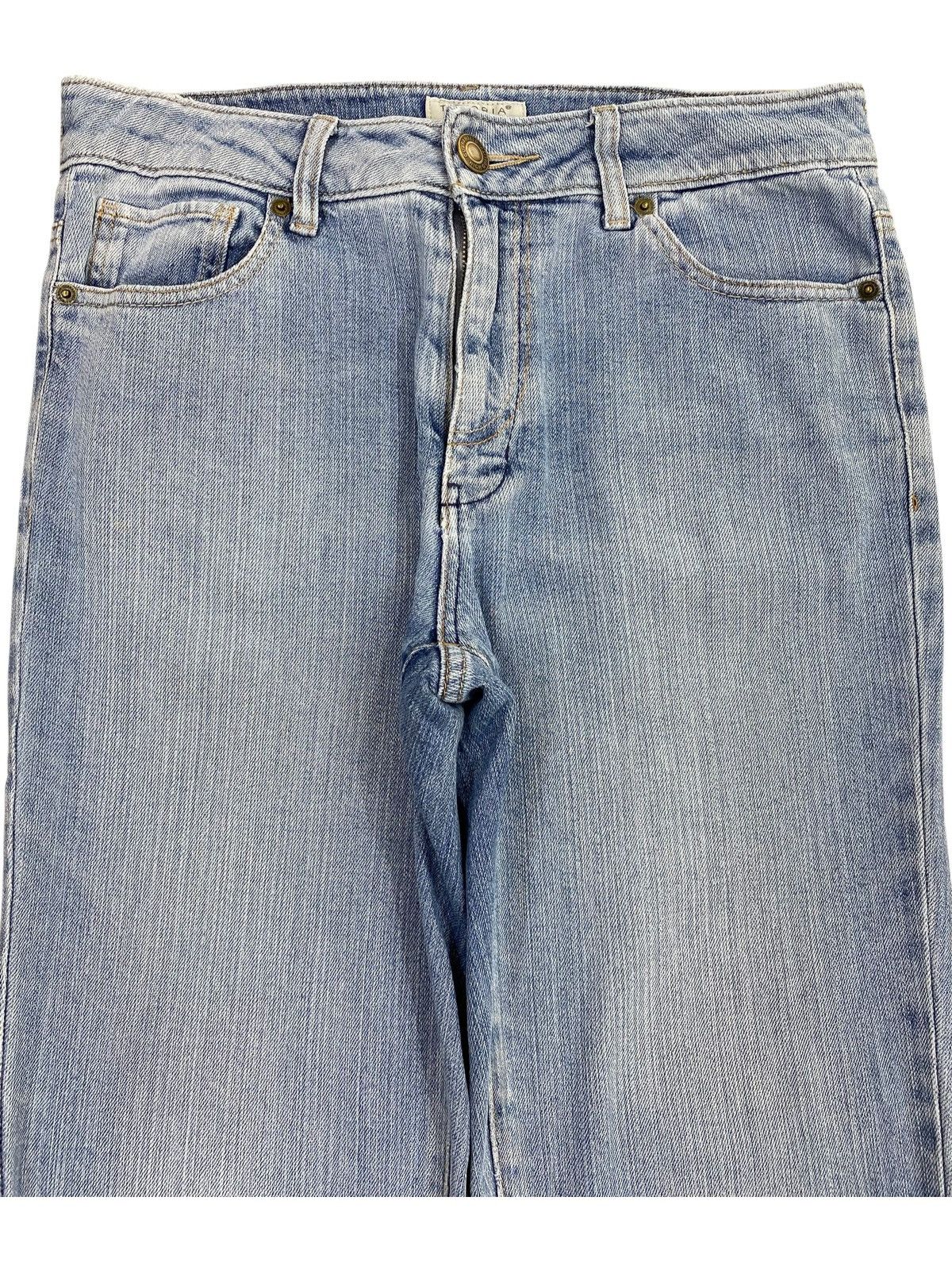 Japanese Brand Japanese Brand Faded Wash Style Flare Jeans Size US 31 - 2 Thumbnail