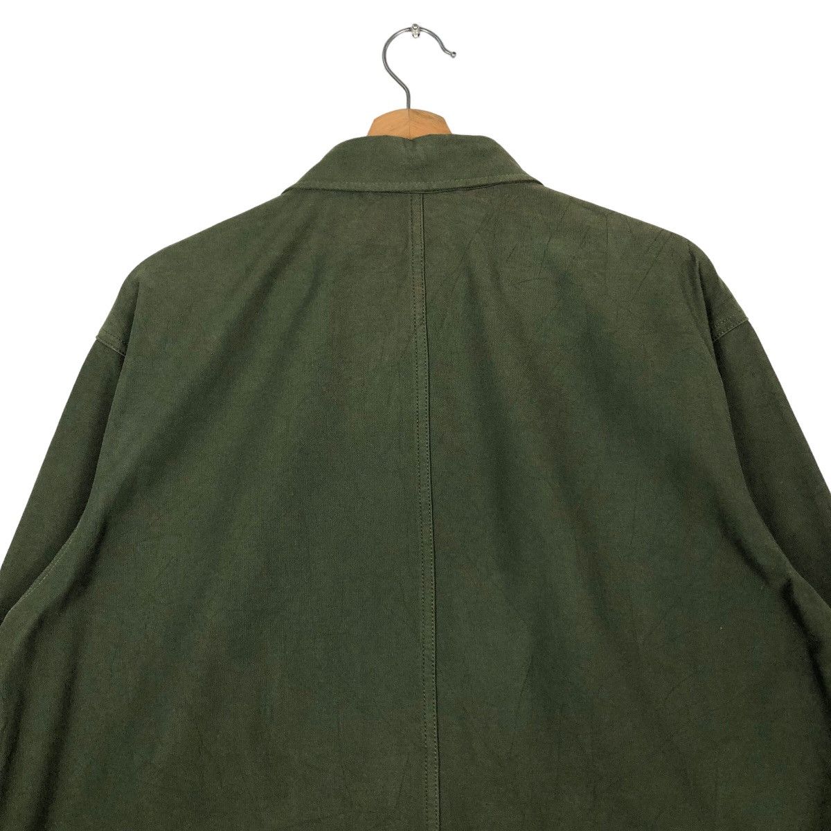 Japanese Brand 🔥Vintage Military Design Chore Jacket Uniqlo Issey Miyake Size US M / EU 48-50 / 2 - 9 Thumbnail