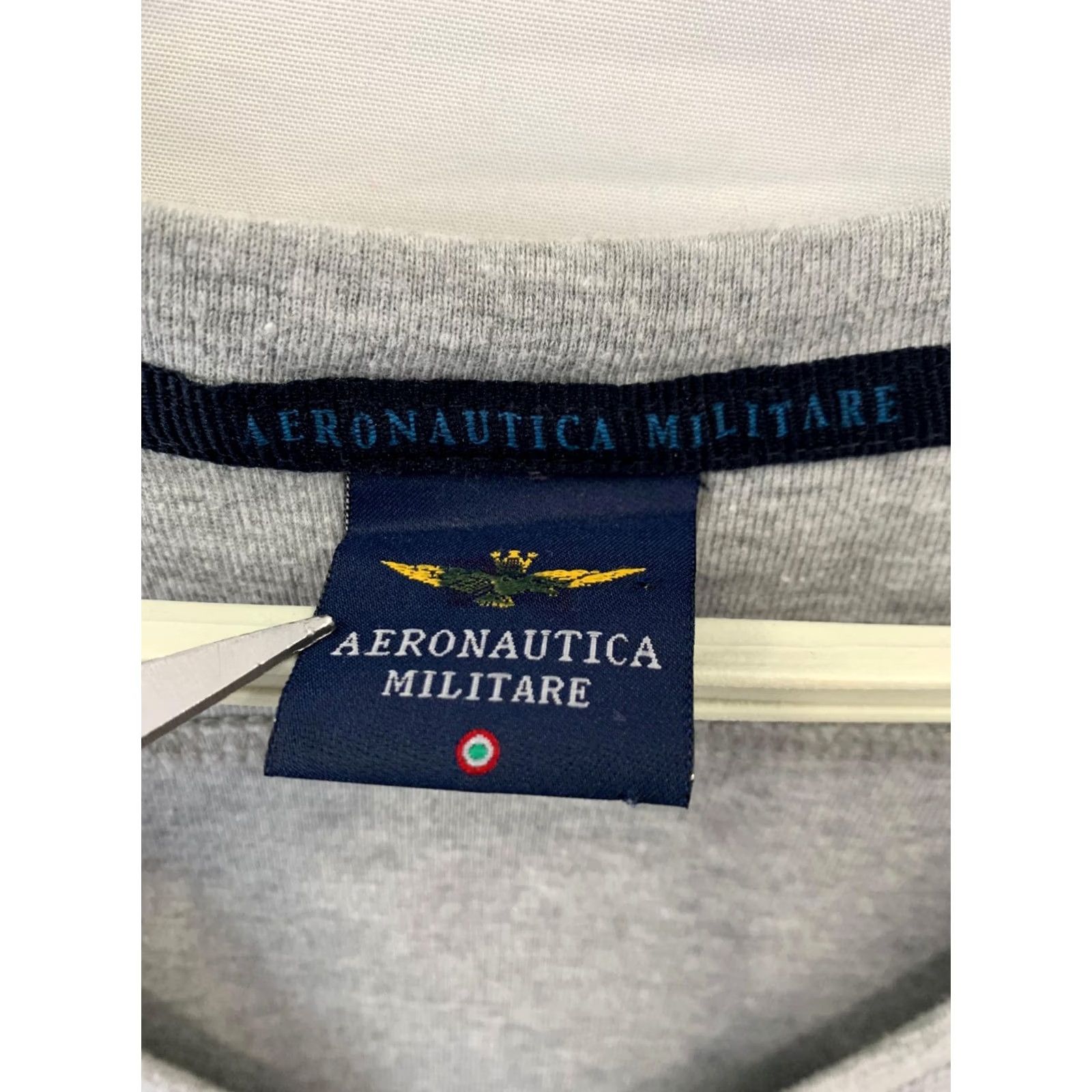 Aeronautica Militare Aeronautica Militare Mens XL Grey Henley T-Shirt C-130J Lockheed Italian Air#238 Size US XL / EU 56 / 4 - 3 Thumbnail