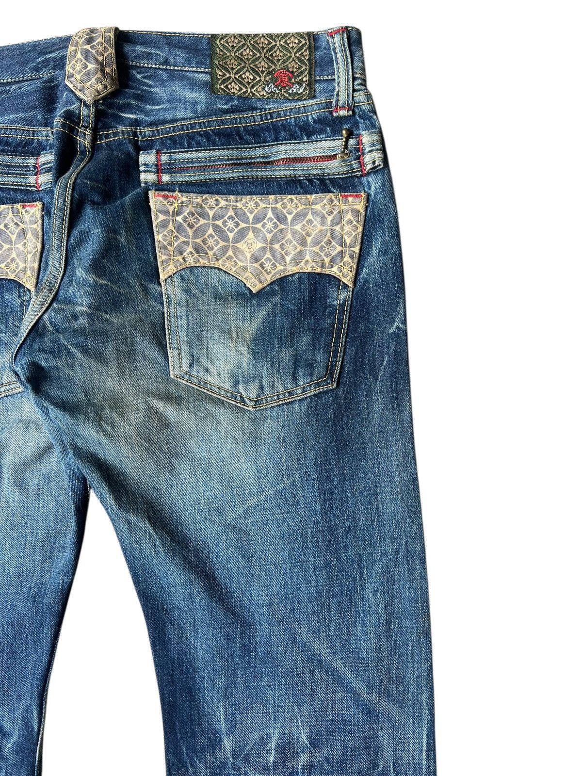 Eternal ETERNAL Japan Distressed Aging Mud Denim Jeans Size US 32 / EU 48 - 19 Thumbnail