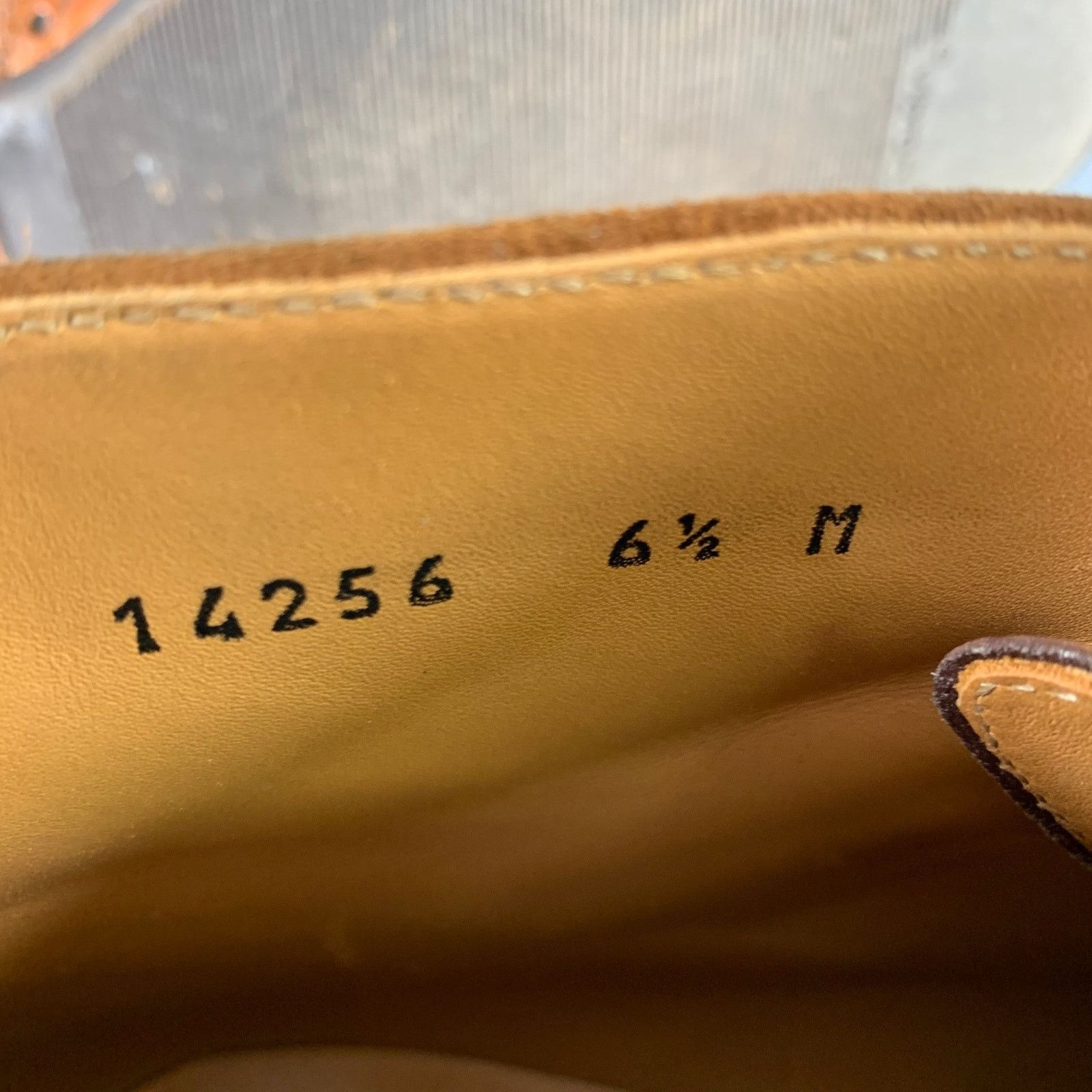 Phineas Cole PHINEAS COLE Size 7.5 Tan Perforated Leather Wingtip Boots Size US 7.5 / EU 40-41 - 8 Thumbnail