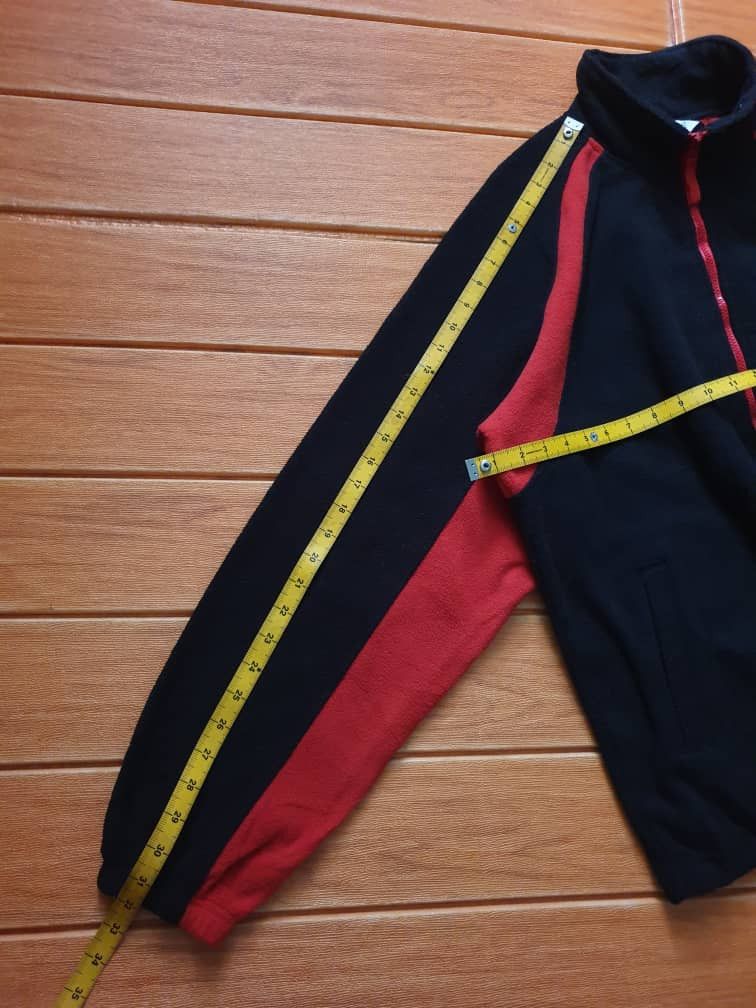 Japanese Brand Oaklsleaf zenoah black red Fleece Sweater Size US XL / EU 56 / 4 - 6 Thumbnail