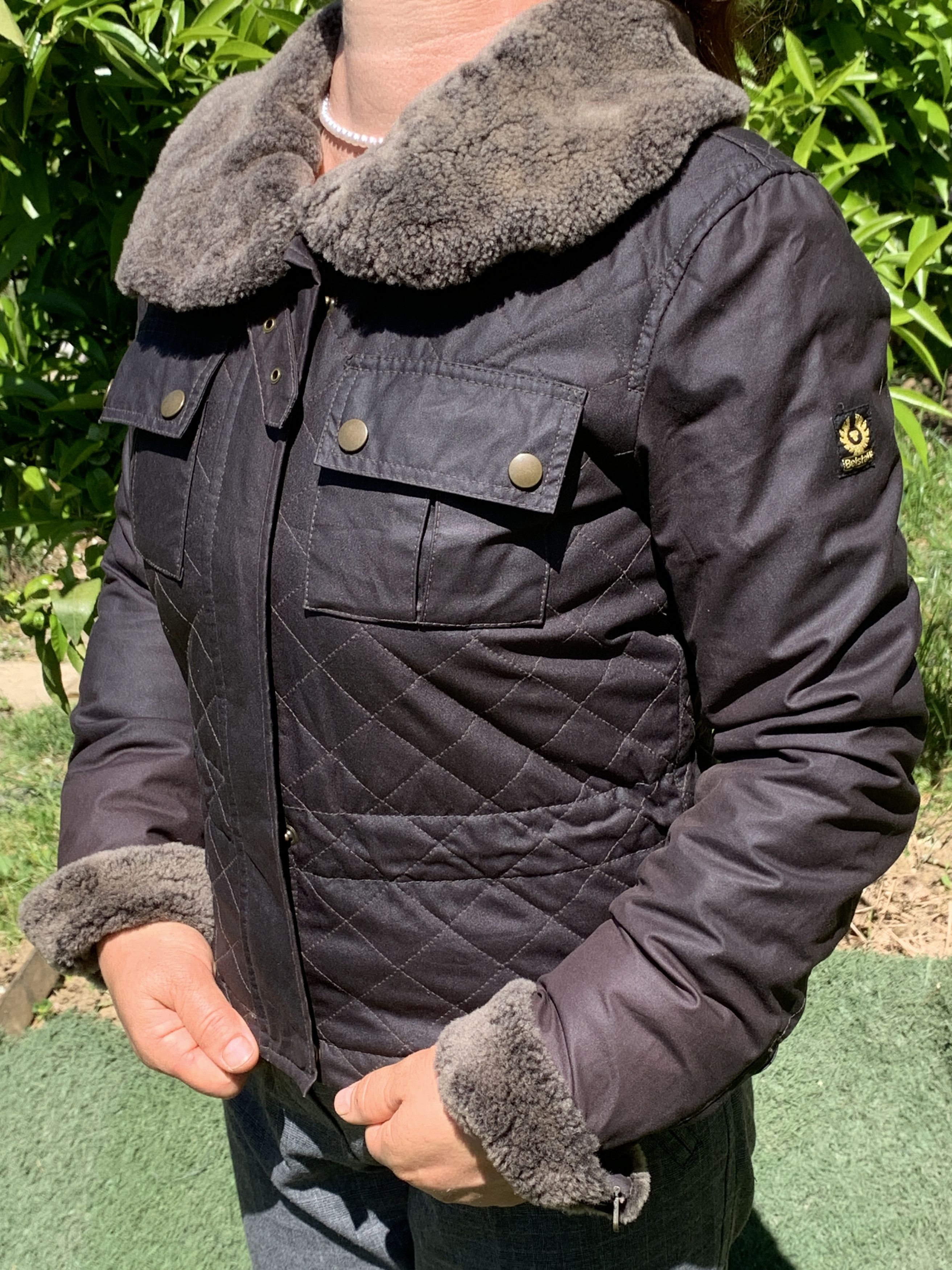 Belstaff Wax 85 Anniversary Gold Label Light Fur Size 40 S