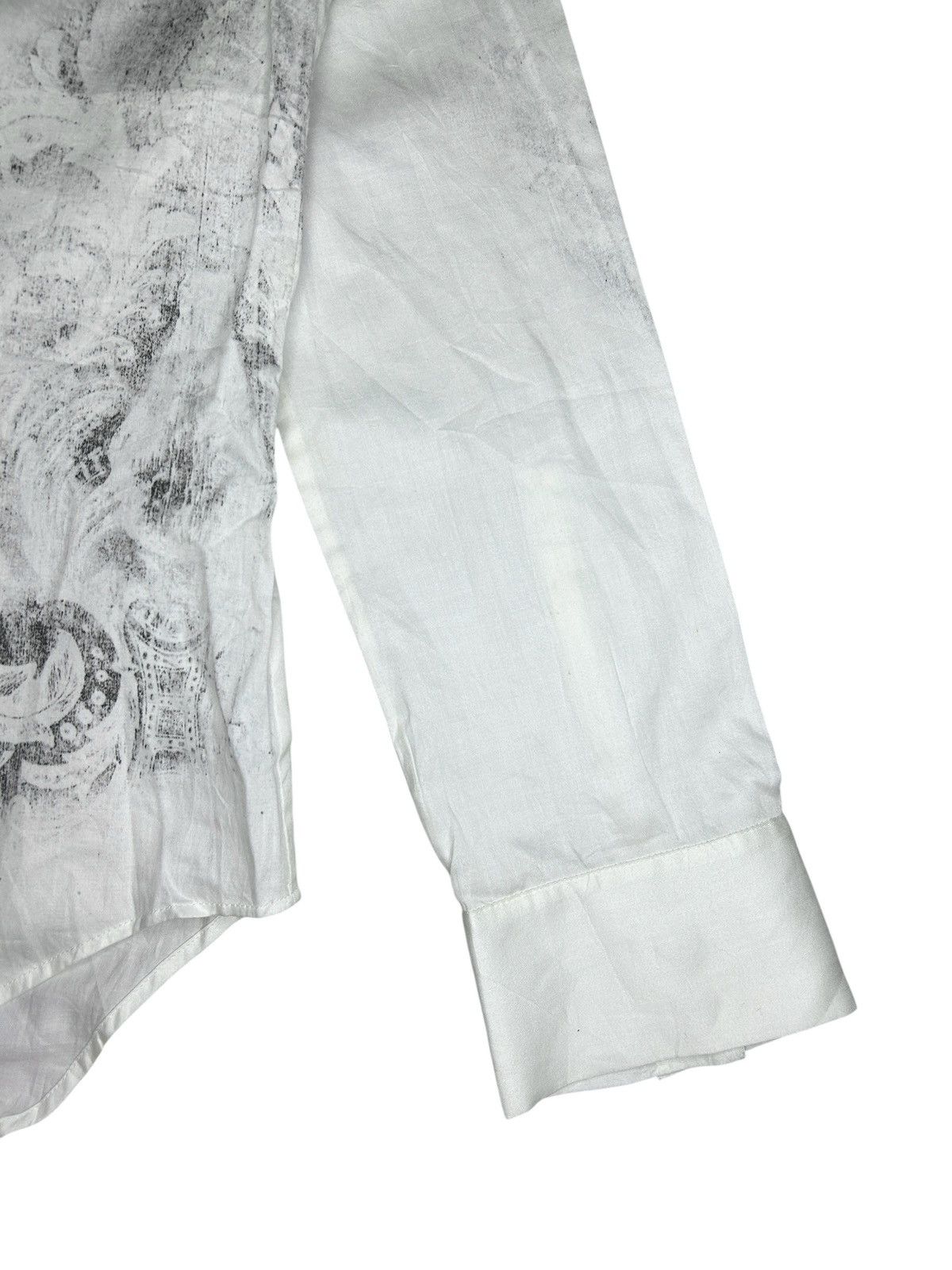 Balmain S/S 12 Printed Shirt Size XS / US 0-2 / IT 36-38 - 4 Thumbnail