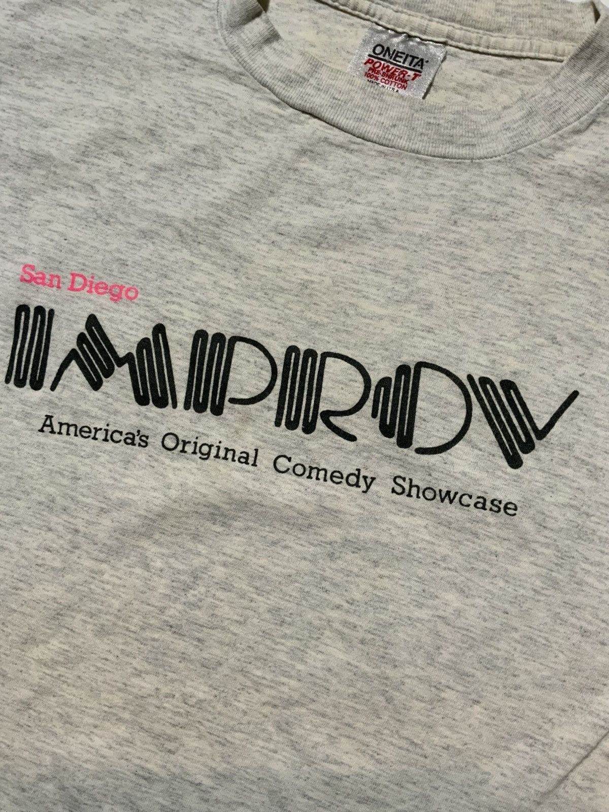Vintage Vintage San Diego Improv Comedy Tour Single Stitch T-Shirt Size US L / EU 52-54 / 3 - 5 Thumbnail