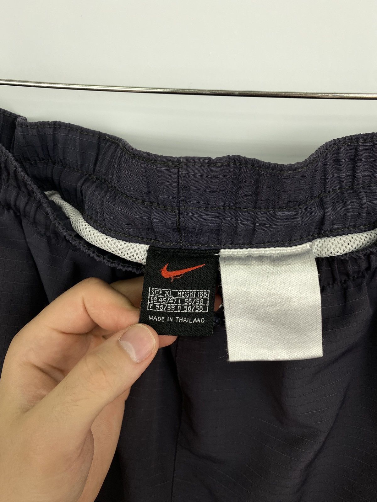 Nike 🇺🇸 Vintage 90s Nike Nylon Shorts Rare Retro Size US 36 / EU 52 - 4 Thumbnail