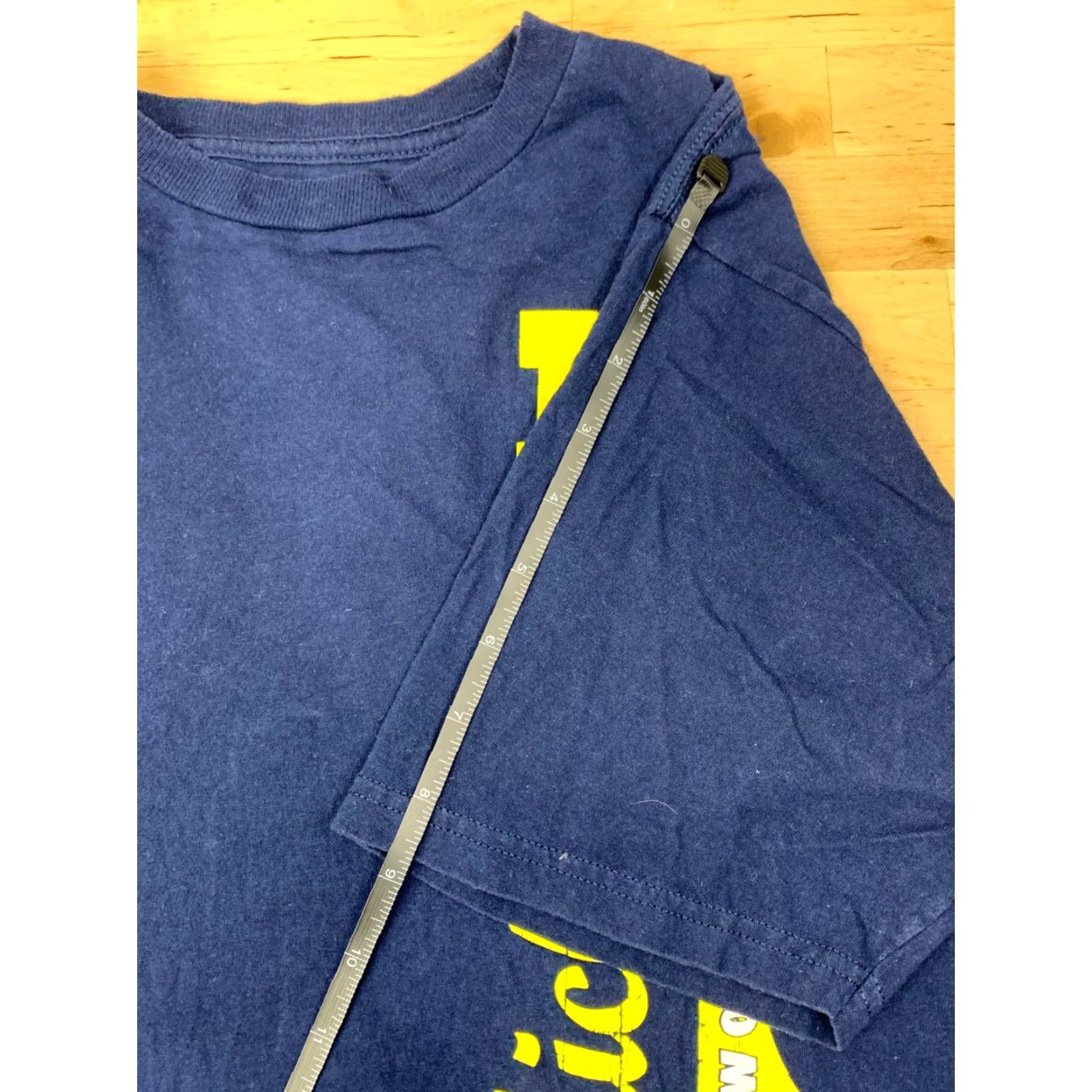 Adidas Michigan Wolverines T-Shirt Adidas Go-To Tee Short Sleeve Mens M Blue Cotton Crew Neck Shirt Sports College Nike? Wait; Nike not in original. Ignore. Size US L / EU 52-54 / 3 - 4 Thumbnail