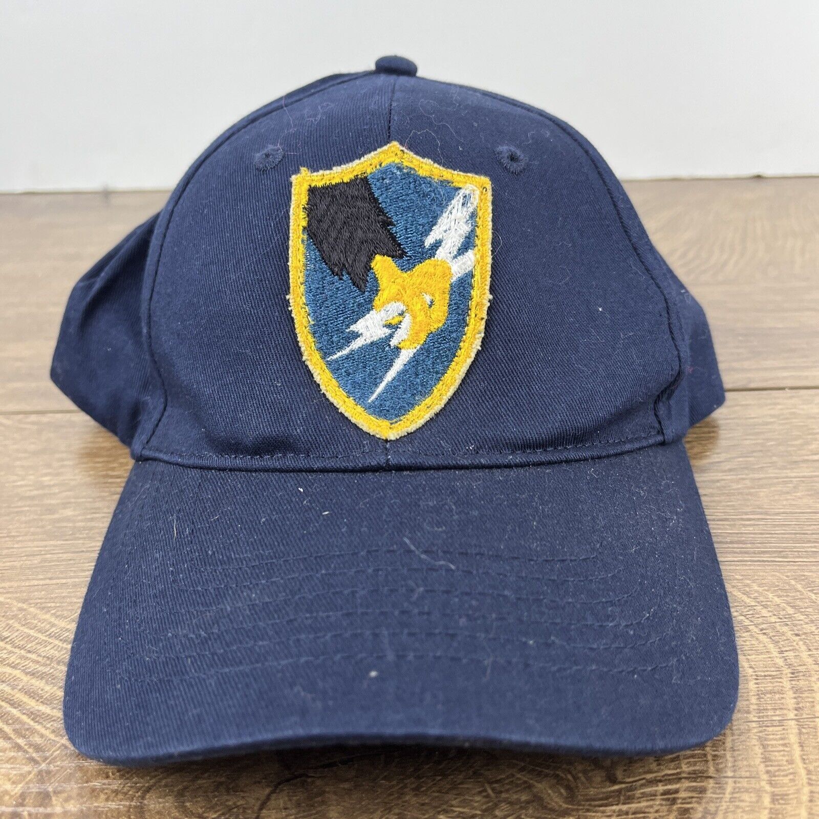 Other Eagle Hat Lightning Bolt Hat Blue Adjustable Hat Adult Size Size ONE SIZE - 6 Thumbnail