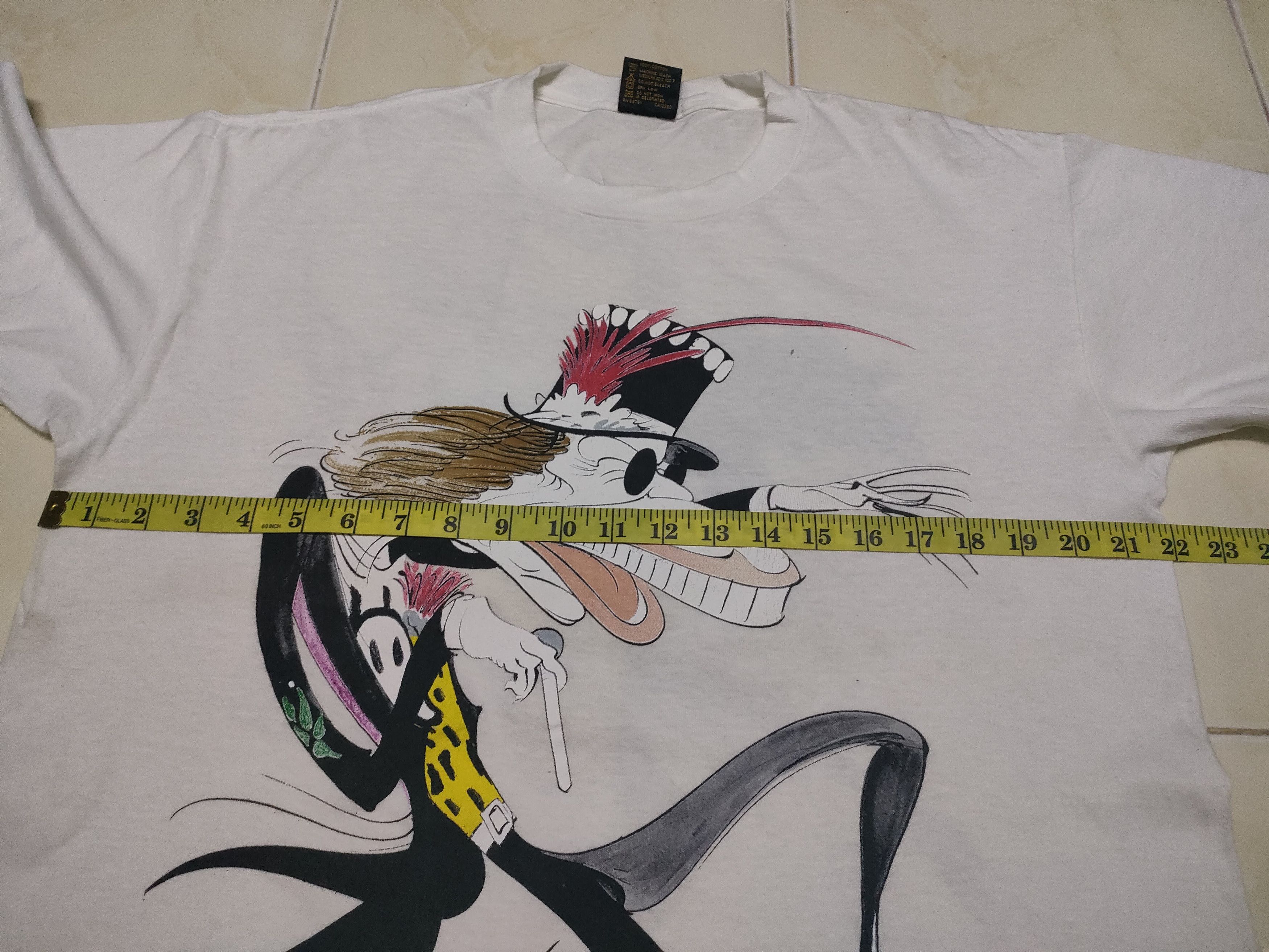 Band Tees Vintage 90's Rolling Stones Over Big Print Music Rock Tee Size US L / EU 52-54 / 3 - 8 Thumbnail