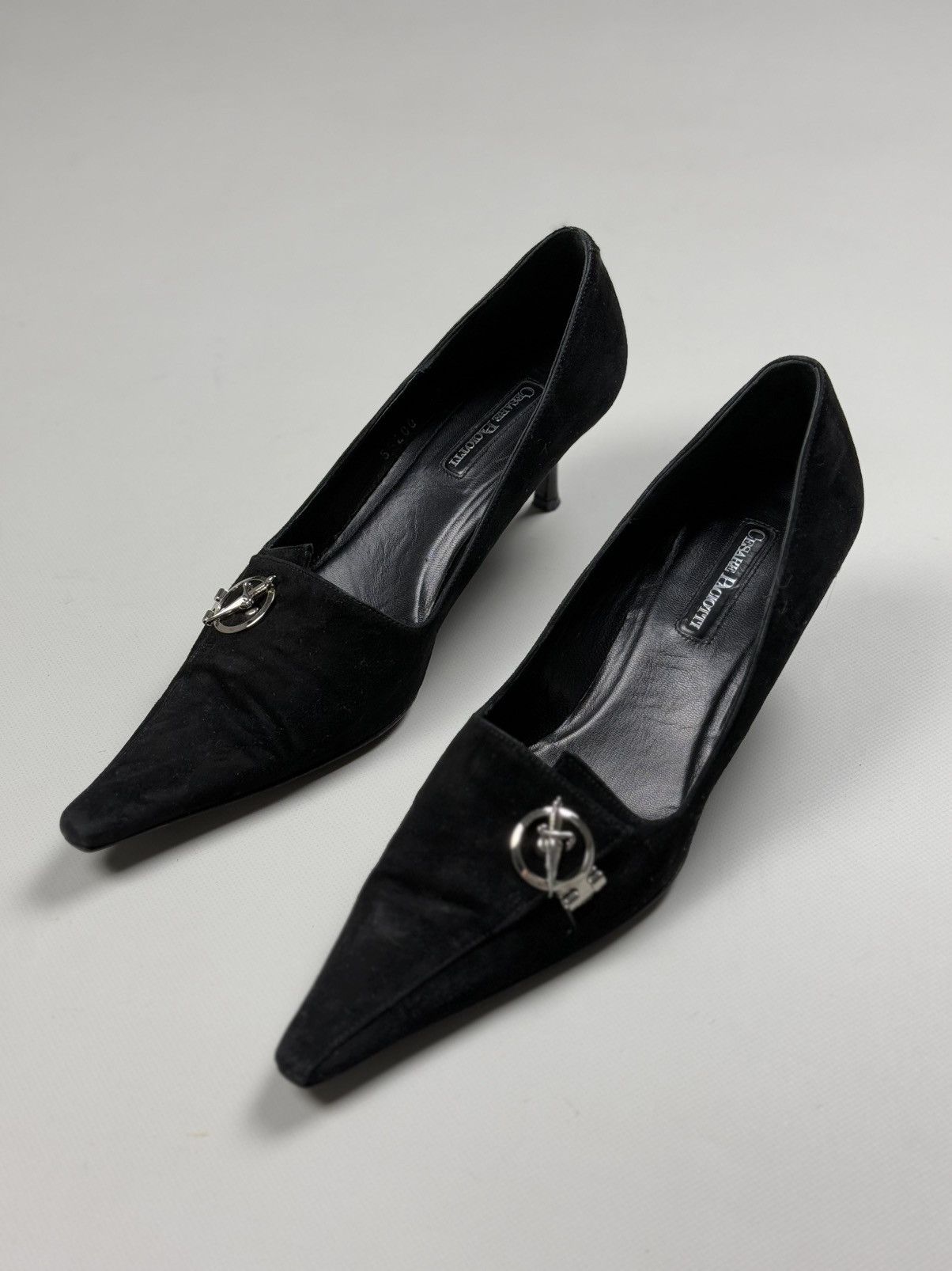 Paciotti Cesare Paciotti Dagger Suede Ladies Heels Size 39 / US 8 Size US 8 / IT 38 - 13 Thumbnail