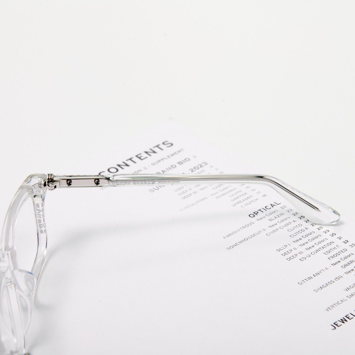 Chrome Hearts CHROME HEARTS LITTLE DINGER CRYSTAL GLASSES Size ONE SIZE - 4 Thumbnail