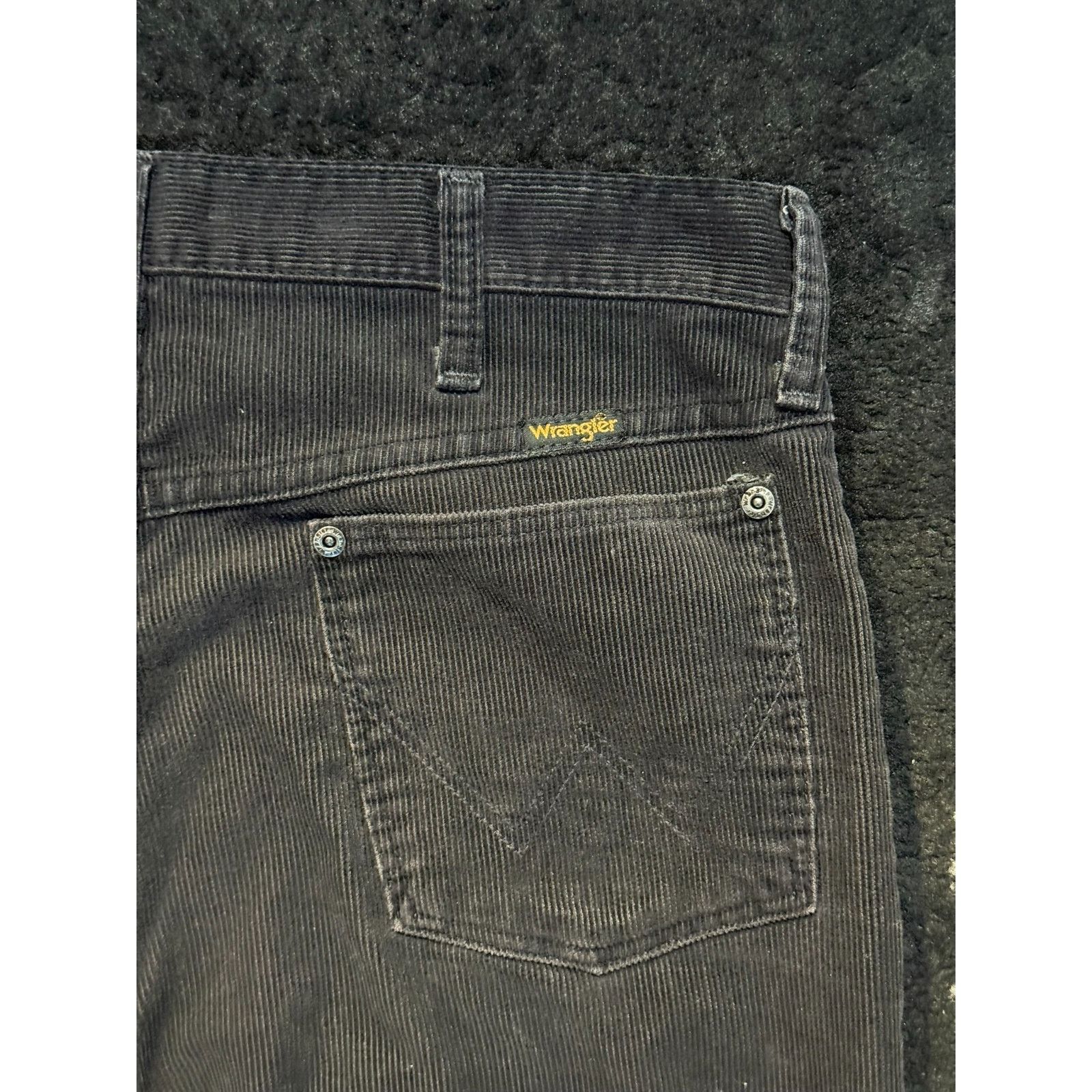 Wrangler Vintage Wrangler 1970s Black Corduroy Pants Men's 34x34 Size US 34 / EU 50 - 3 Thumbnail