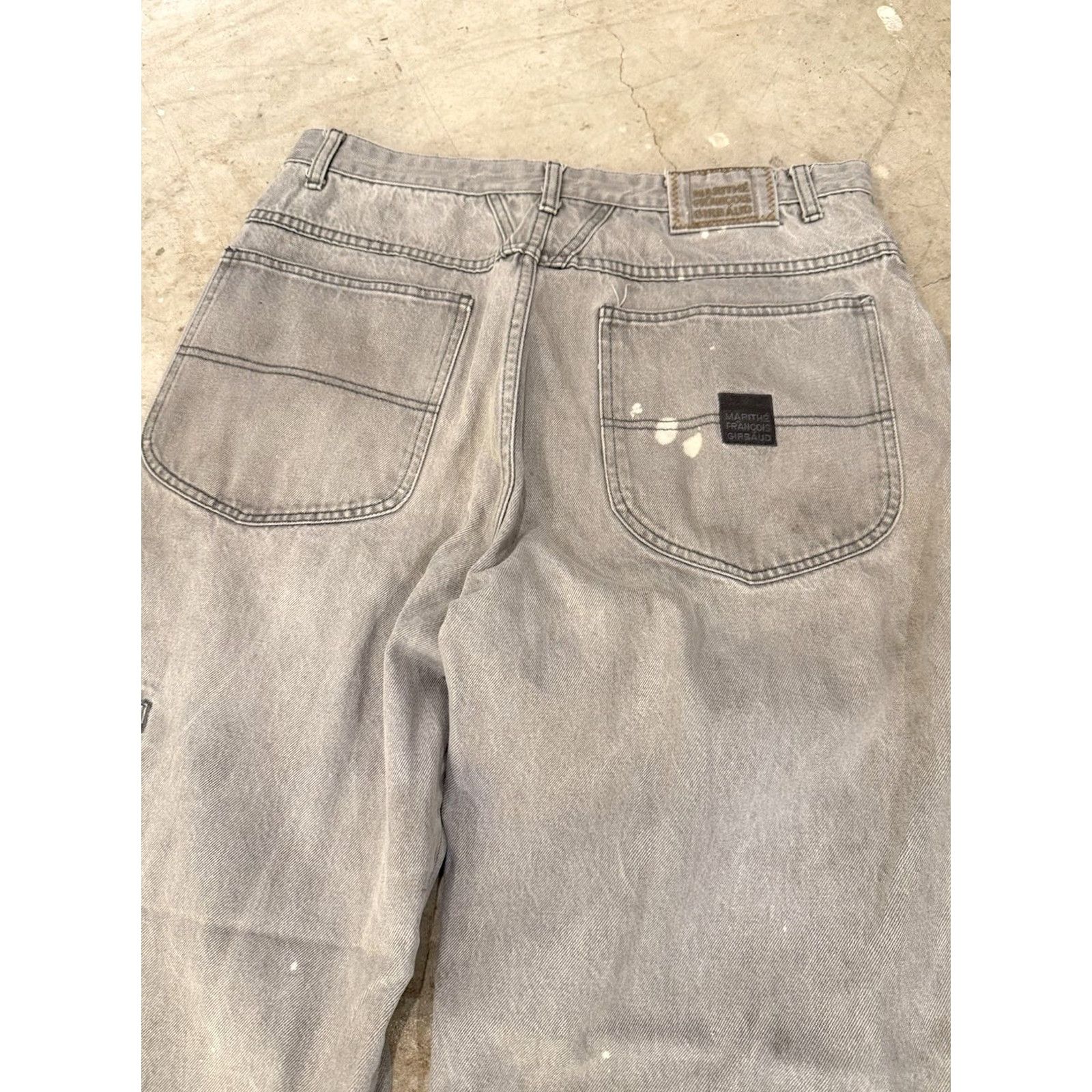 Vintage VINTAGE Girbaud Jeans Men 36x29 Cargo Pocket Denim 90s Hip Hop Baggy Straight Increase X Fit Carpenter Distressed No Size US 36 / EU 52 - 5 Thumbnail
