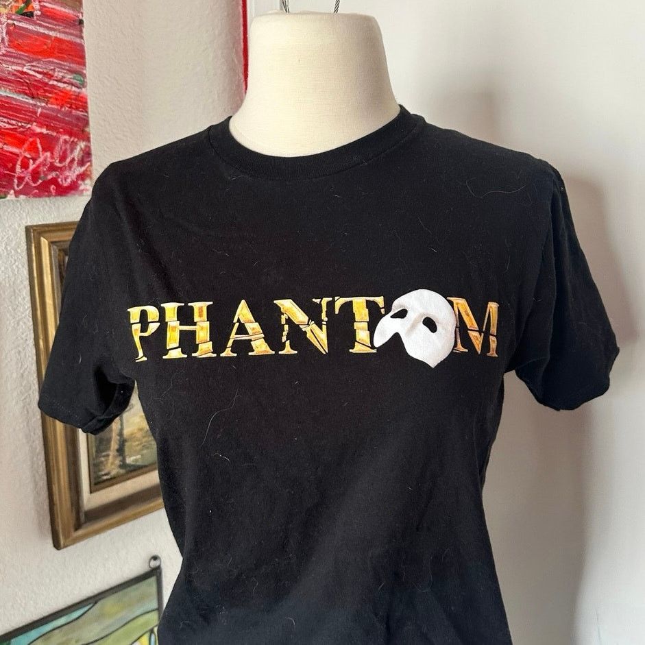 Gildan phantom of the opera black graphic shirt Size S / US 4 / IT 40 - 2 Thumbnail