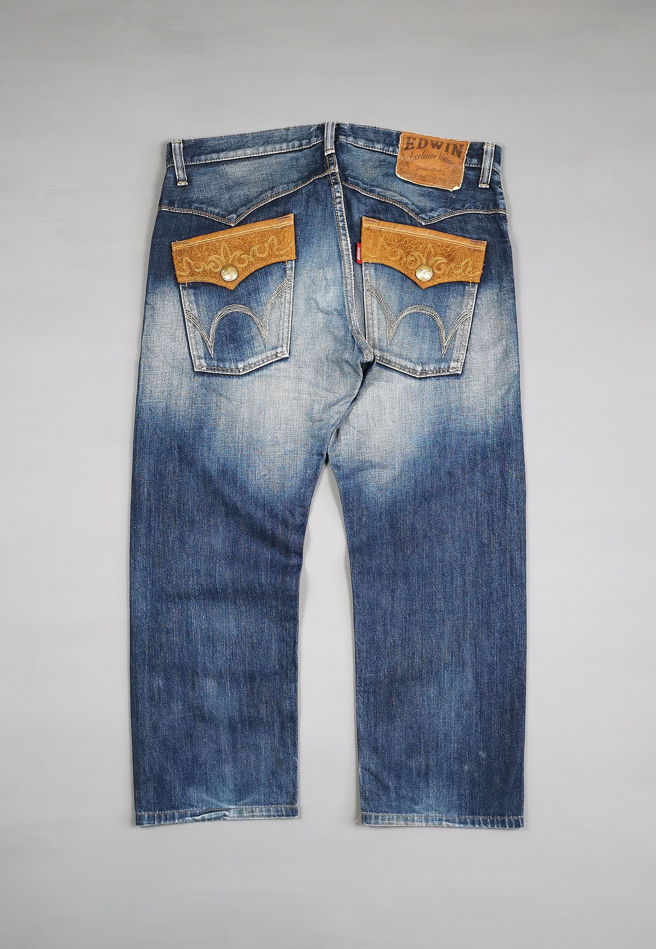 Edwin Vintage Edwin Japanese Distressed Denim Size US 38 / EU 54 - 3 Thumbnail