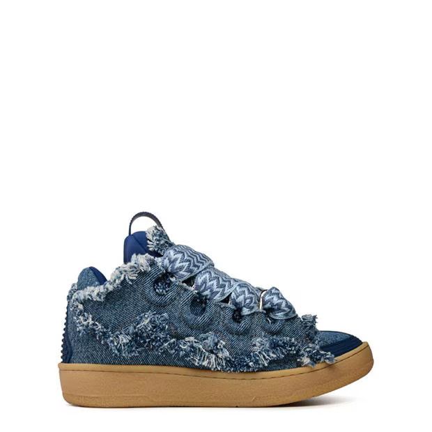Lanvin o1g2r1mq1024 Denim Sneakers in Blue Size US 10 / IT 40 - 1 Thumbnail