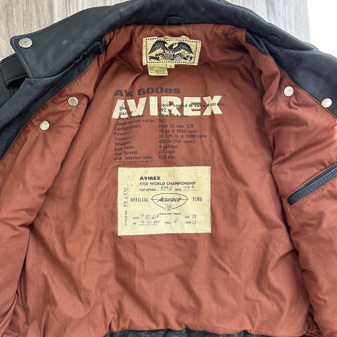 Avirex Avirex Daytona Leather Biker Jacket - M Size US M / EU 48-50 / 2 - 14 Thumbnail