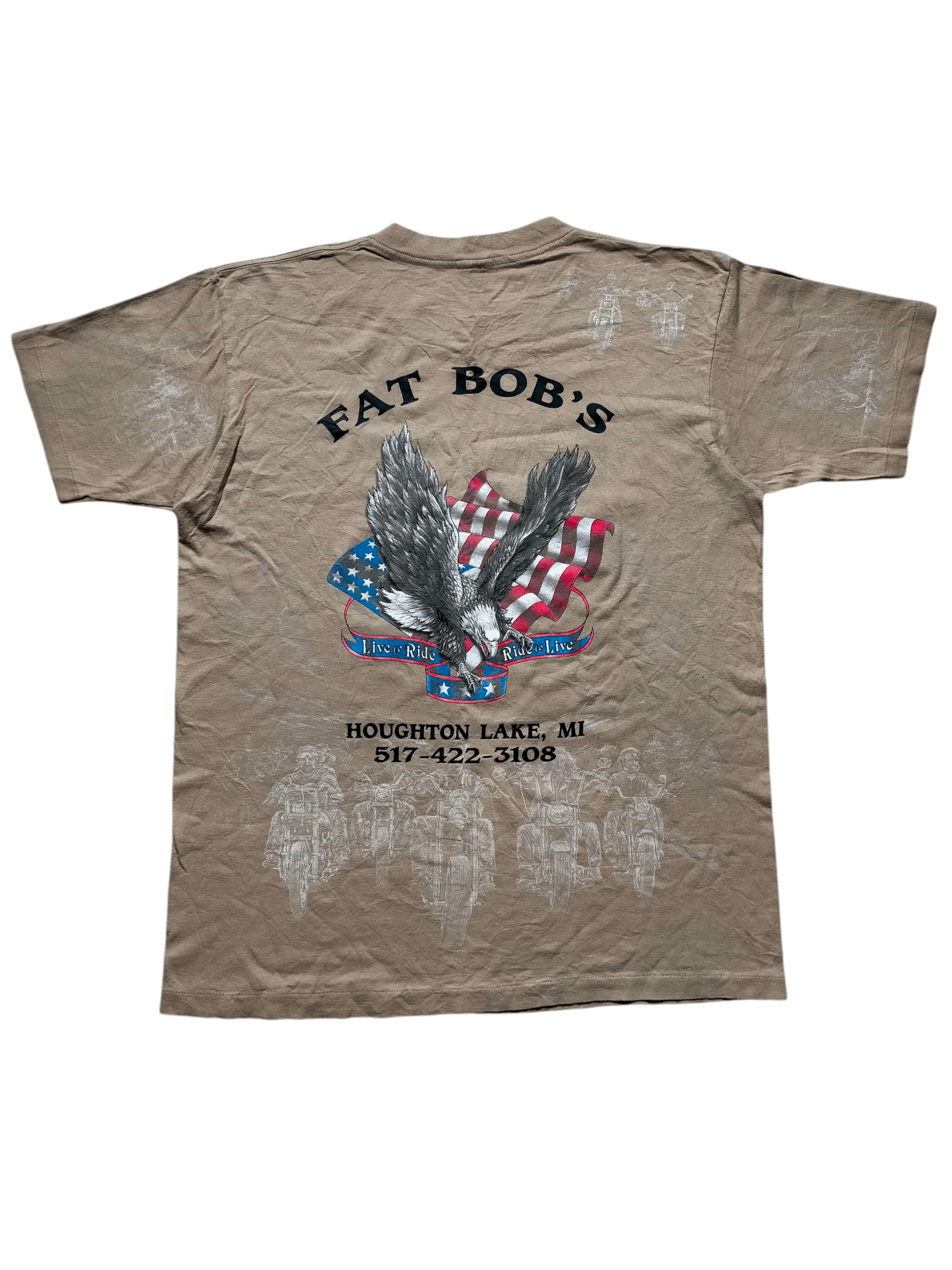 Harley Davidson Vintage 1998 Born in the usa tee Size US L / EU 52-54 / 3 - 2 Thumbnail
