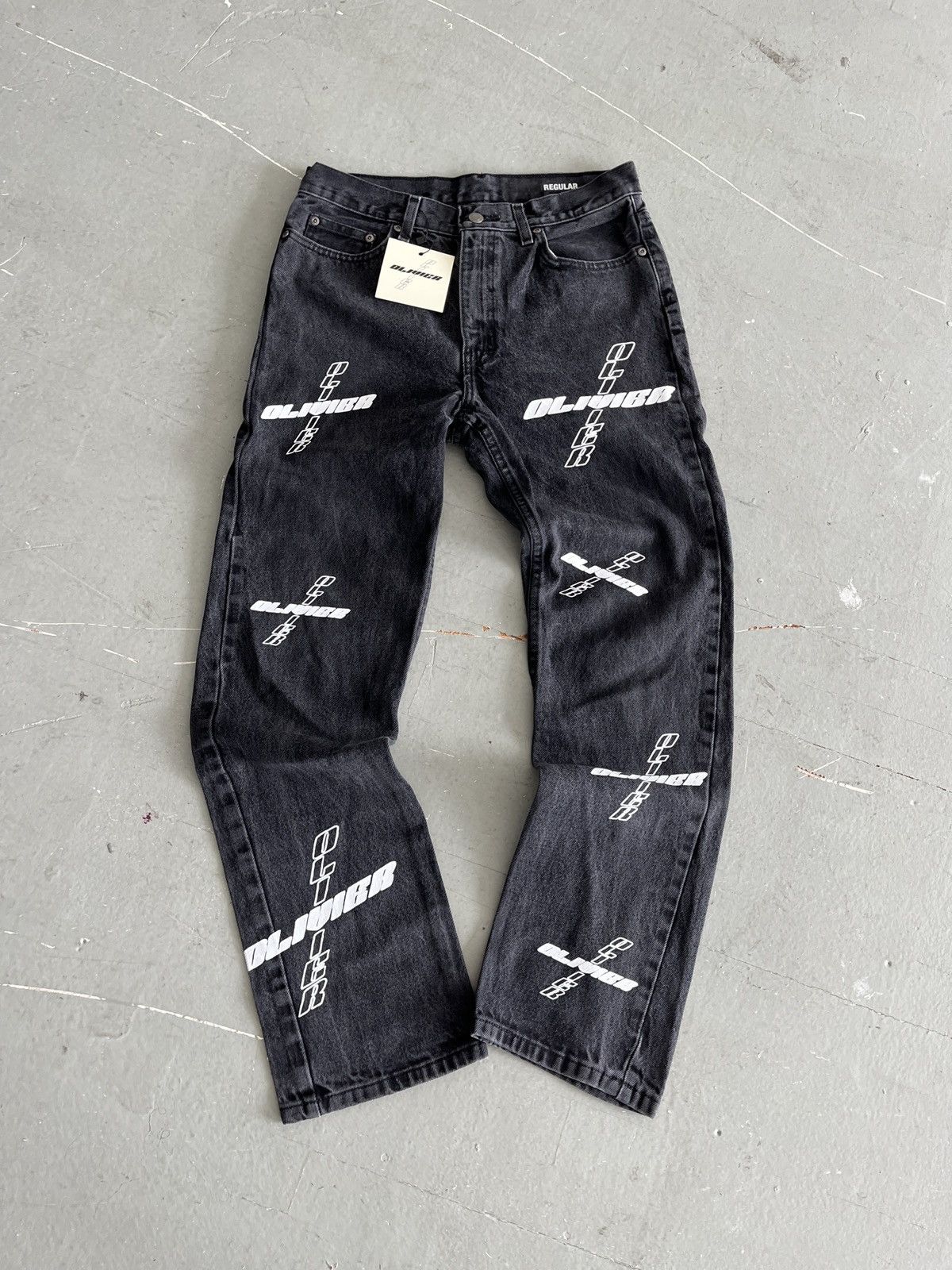 Other Olivier Rogers Logo Denim Jeans (unisex) Size US 31 - 9 Thumbnail