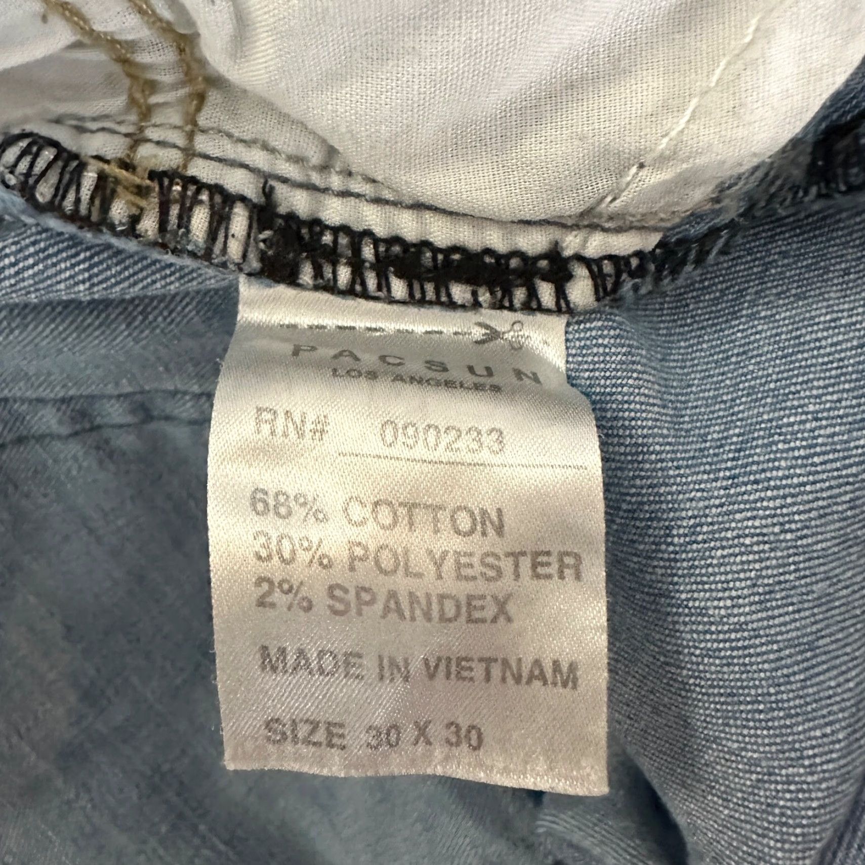 Pacsun Pacsun Skinny Jeans Womens 30x30 Denim Blue Distressed Stretch Regular 5-Pocket PacSun Jeans Womens Jeans Size 30" / US 8 / IT 44 - 2 Thumbnail